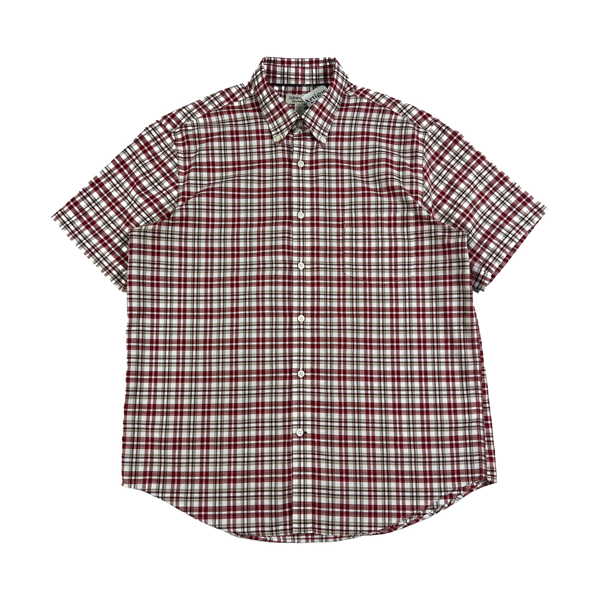 St. John's Bay Iron Free Plaid Shirt