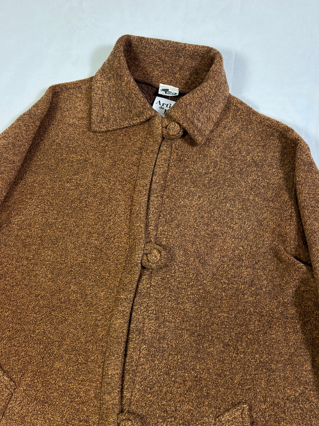 Zanca Malhas Knotted Buttons Jacket