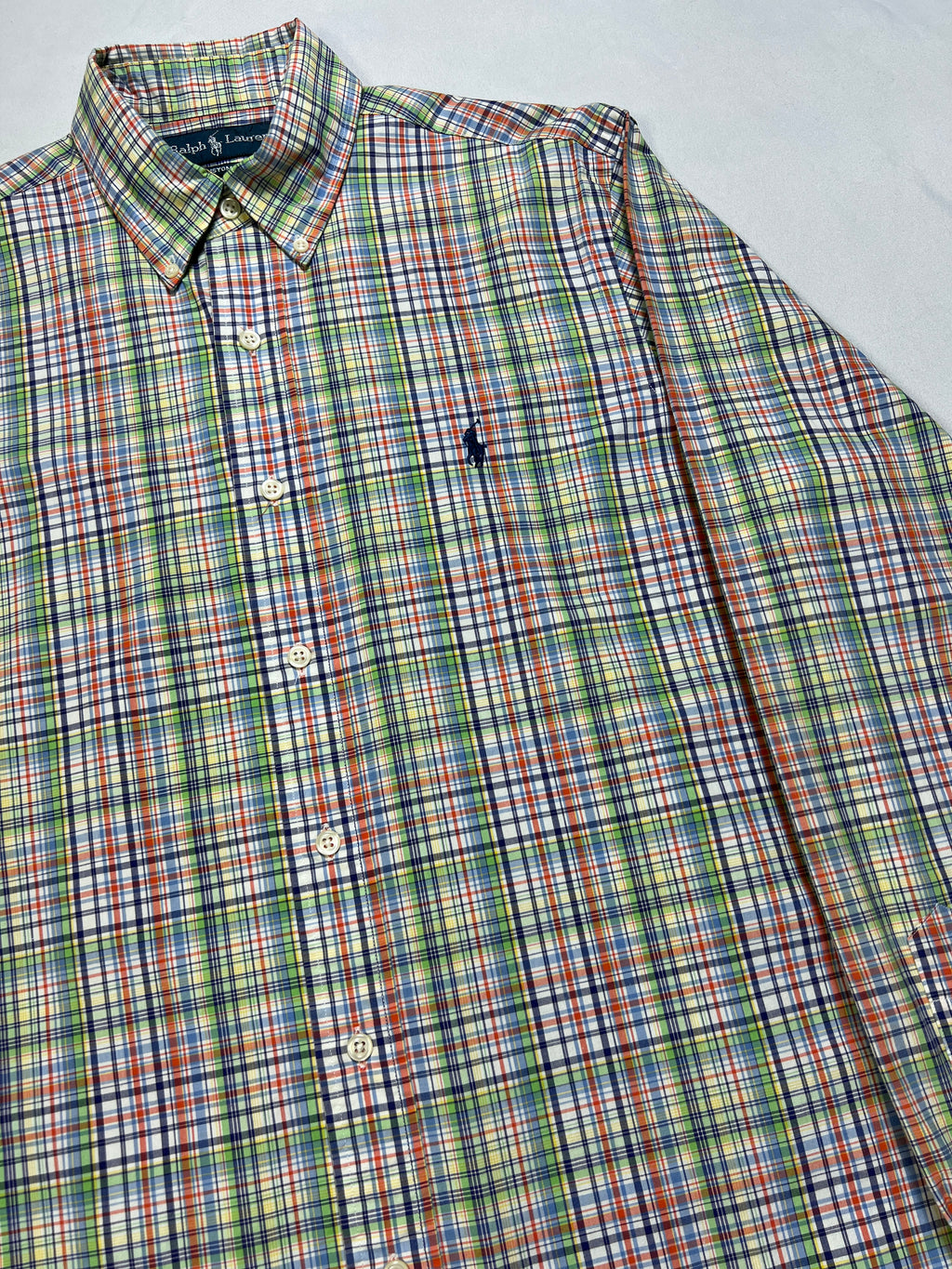 Ralph Lauren Plaid Custom Fit Shirt