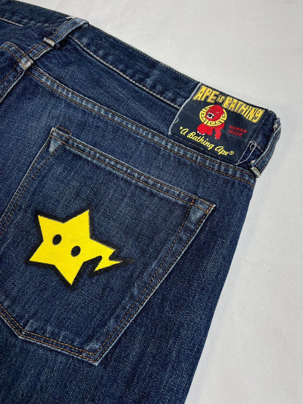 A Bathing Ape Bape Sta Selvedge Denim