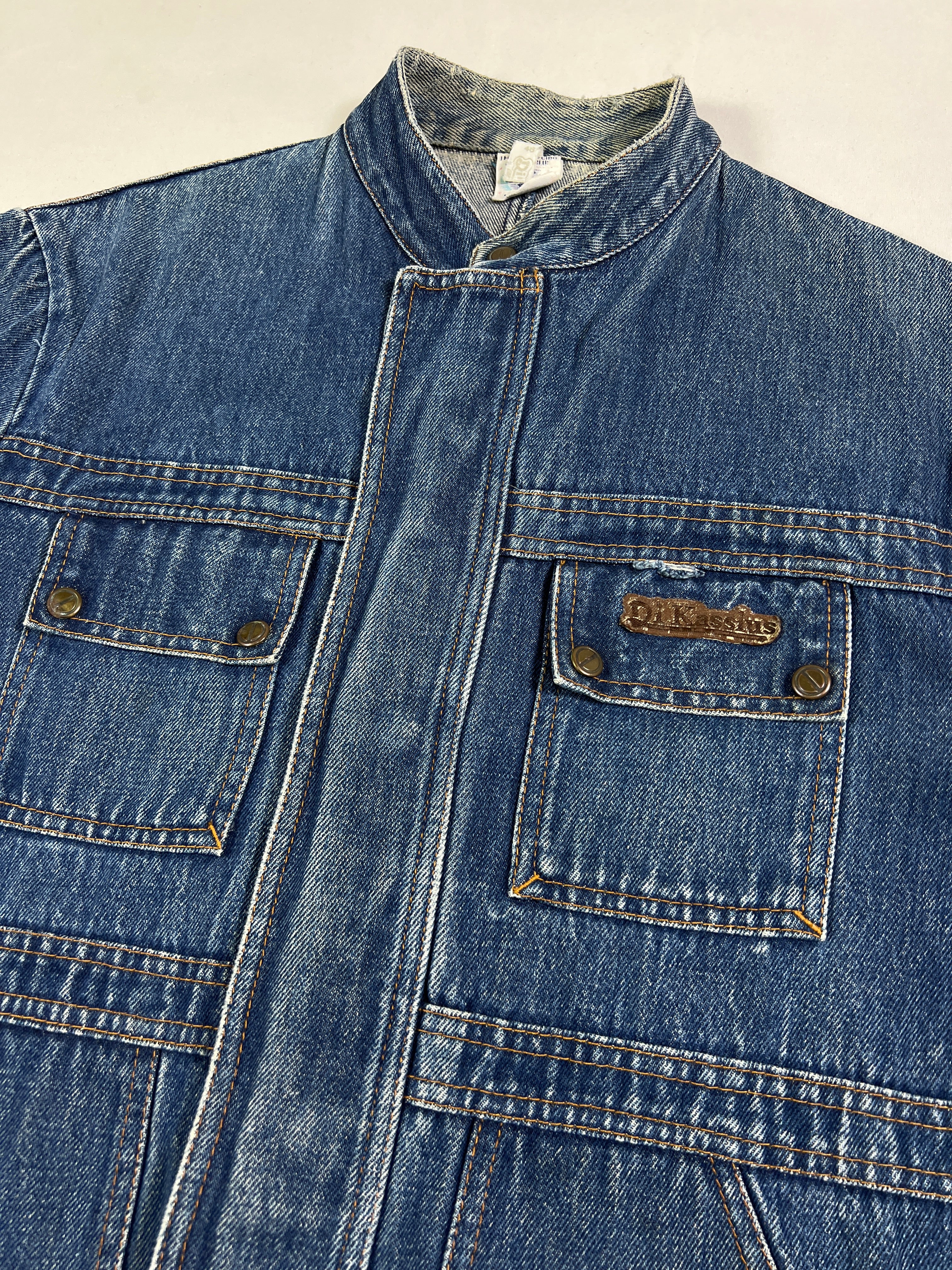 Di Kassius Snap Button Utility Jeans Jacket