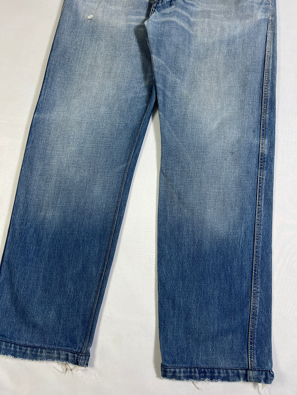Diesel Relaxed Waist Buckle Button Fly Jeans