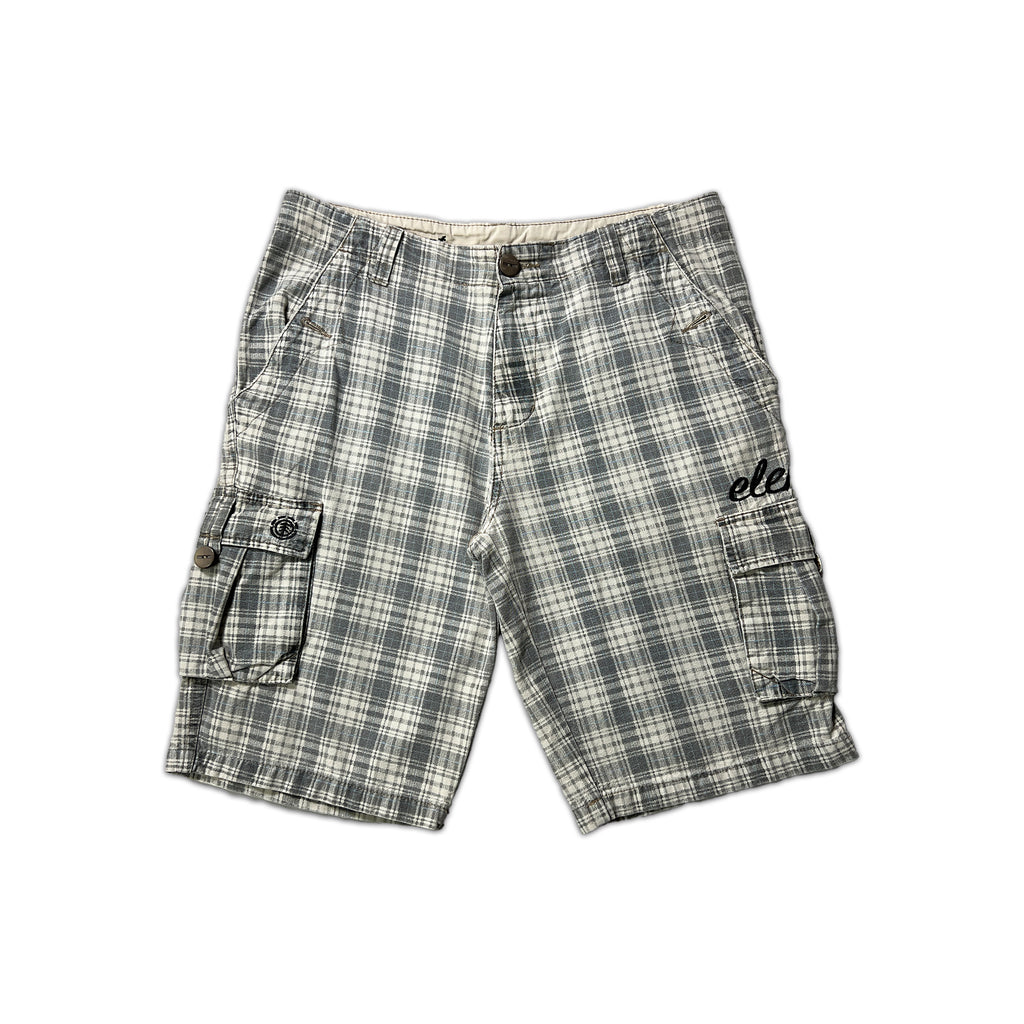 Element Plaid Cargo Shorts