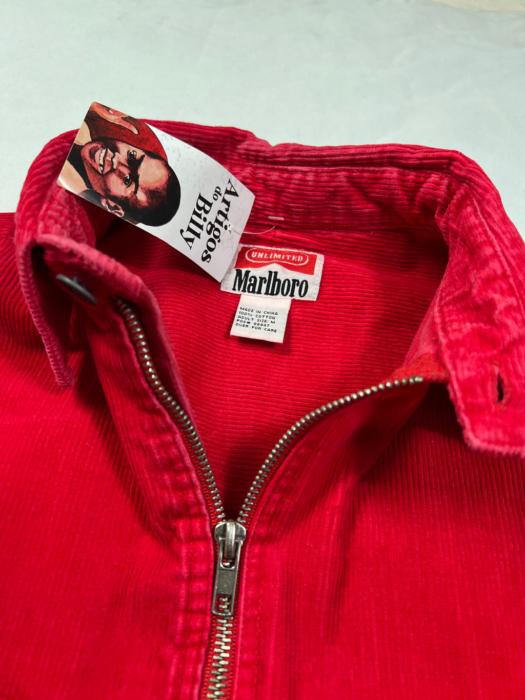 Marlboro Corduroy Halfzip Longsleeve Shirt