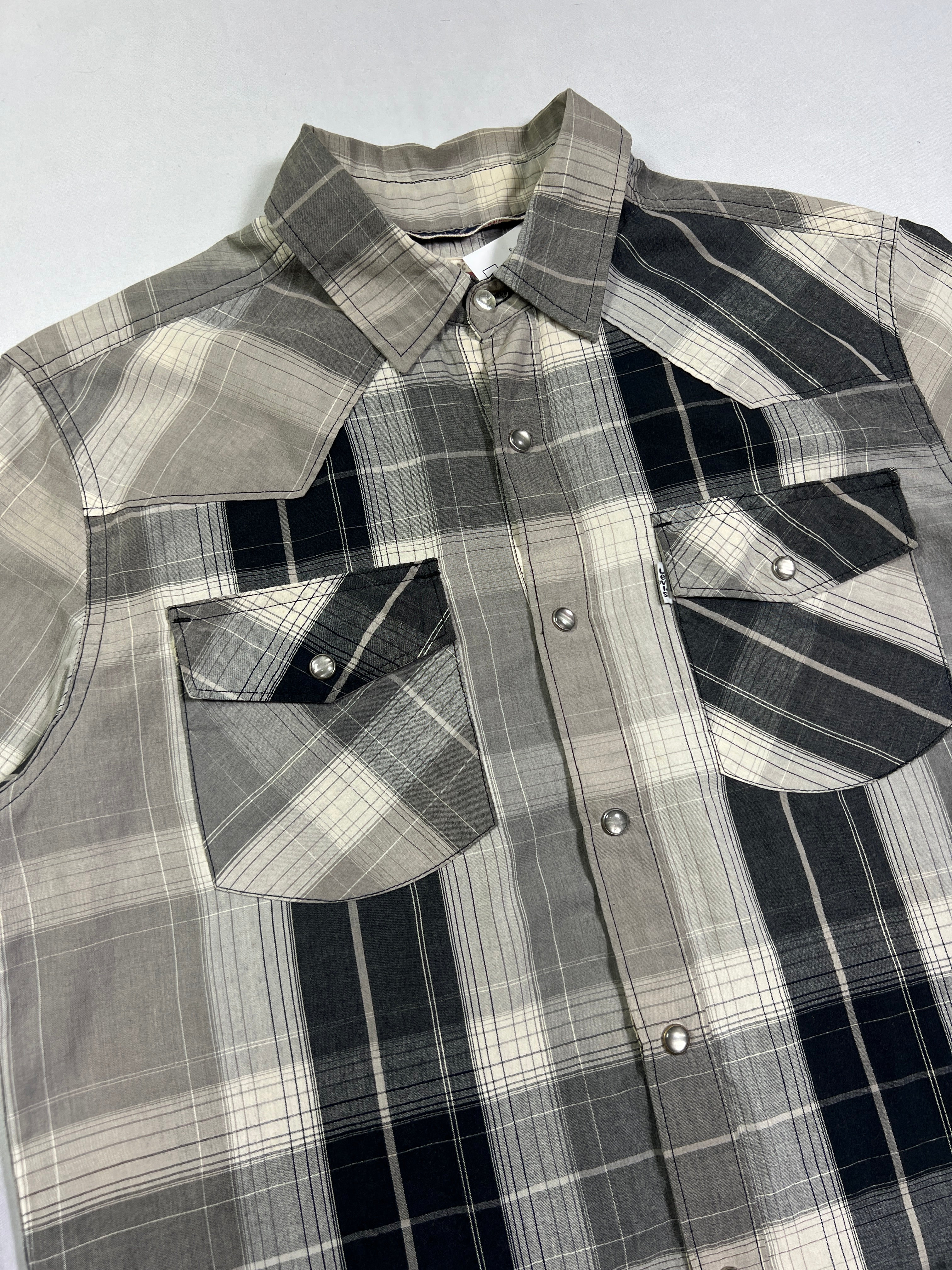 Levi's Pearl Snap Plaid Shirt
