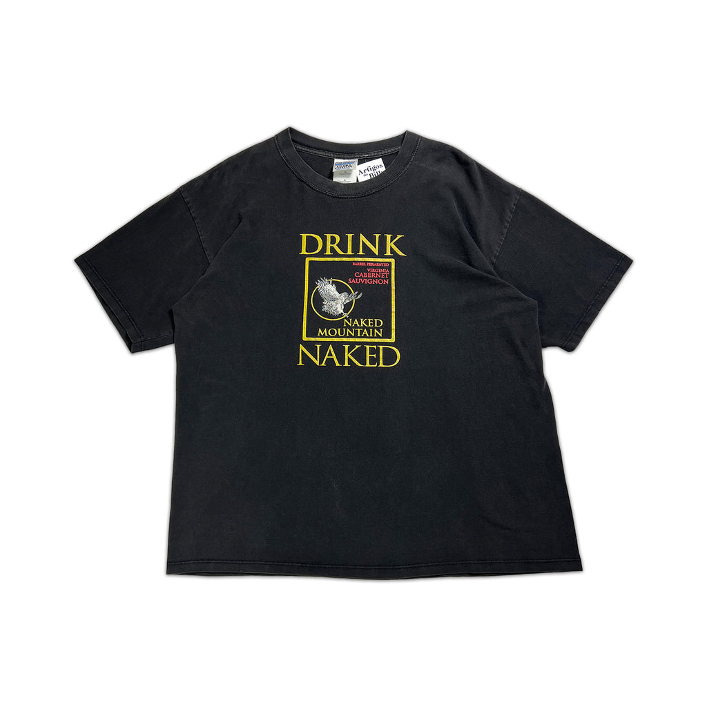 Gildan HeavyWeight Cotton Naked Mountain Drink Naked T-Shirt