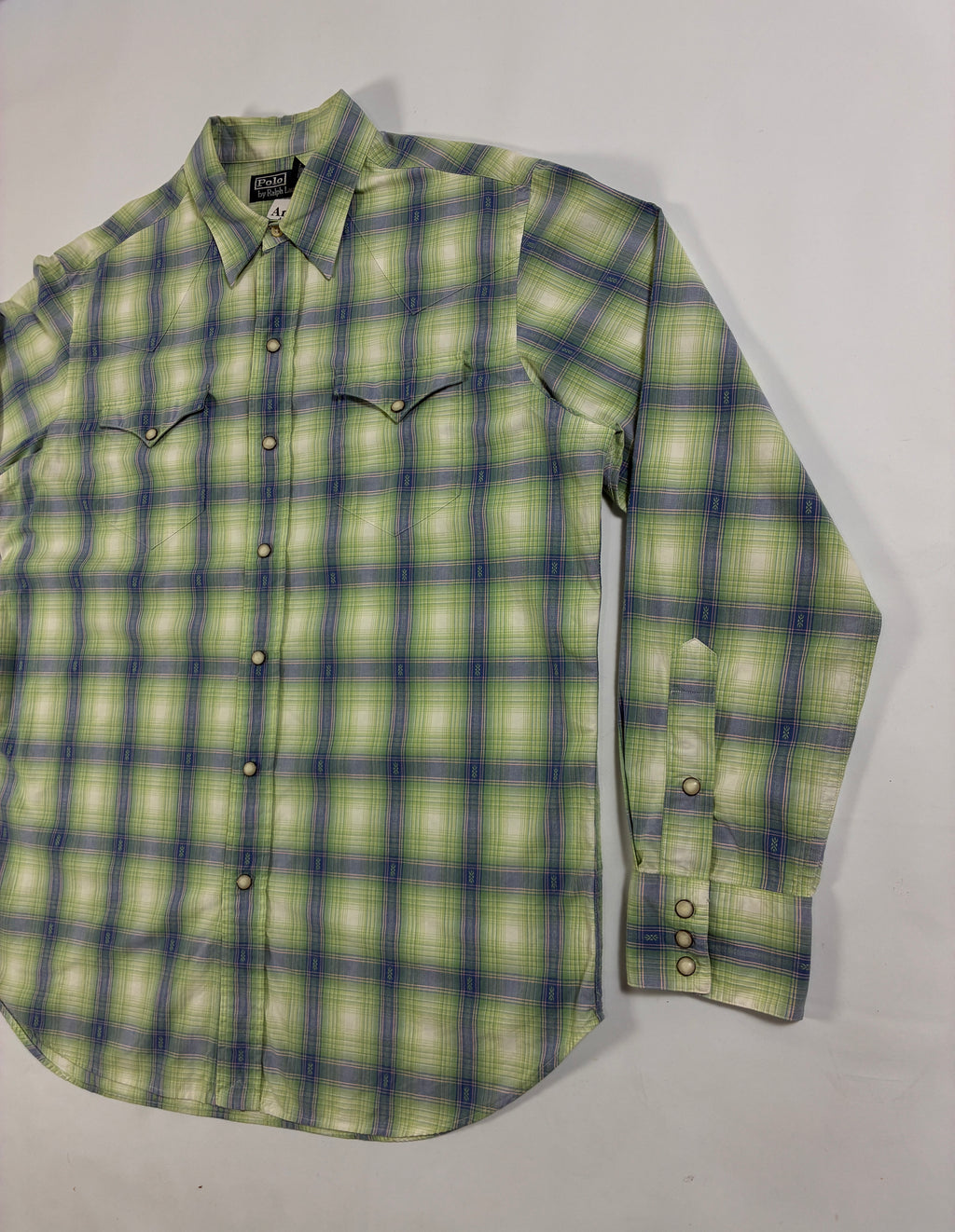 Polo Ralph Lauren Pearl Snap Western Plaid Shirt