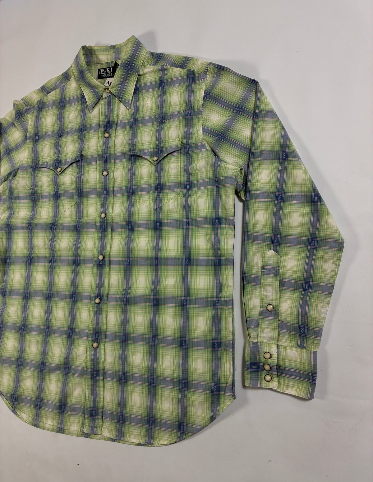 Polo Ralph Lauren Pearl Snap Western Plaid Shirt