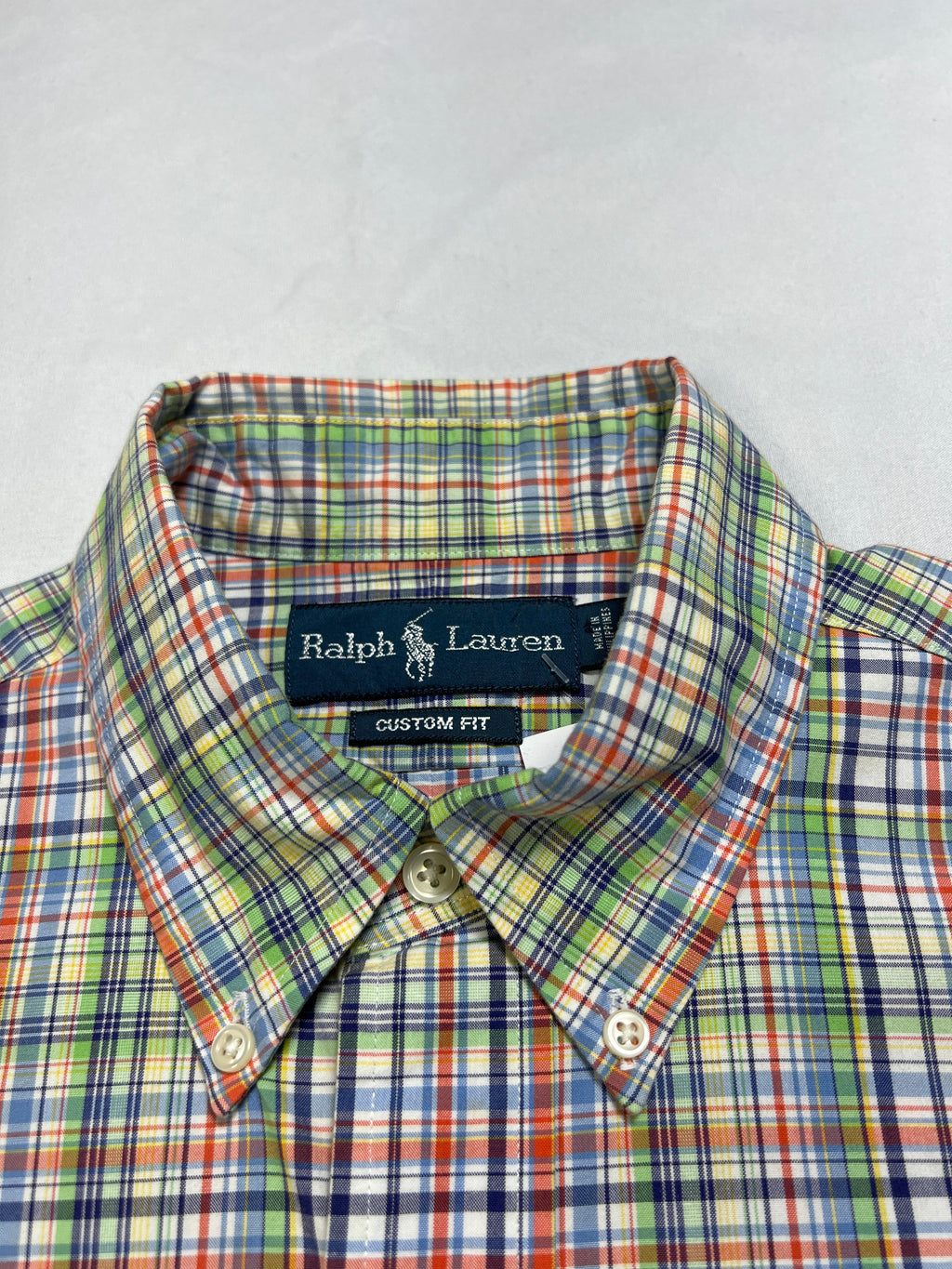 Ralph Lauren Plaid Custom Fit Shirt