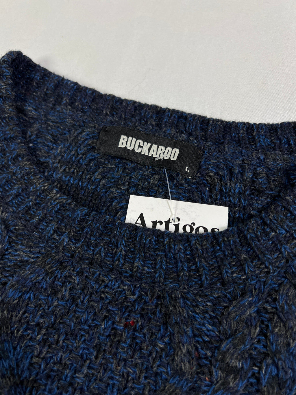 Buckaroo Cable Knit Wool Pullover