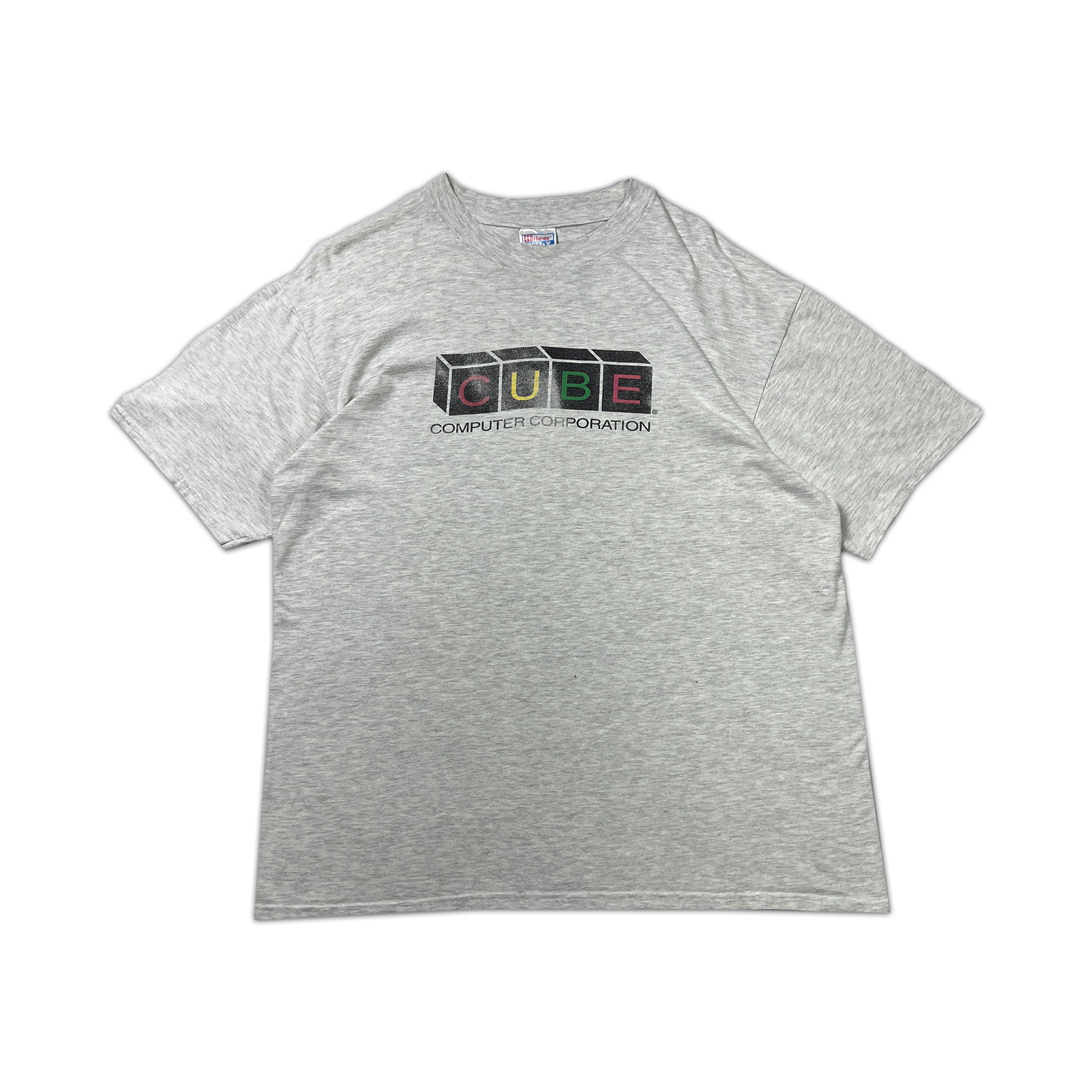 Hanes Beefy Cube Computer T-Shirt