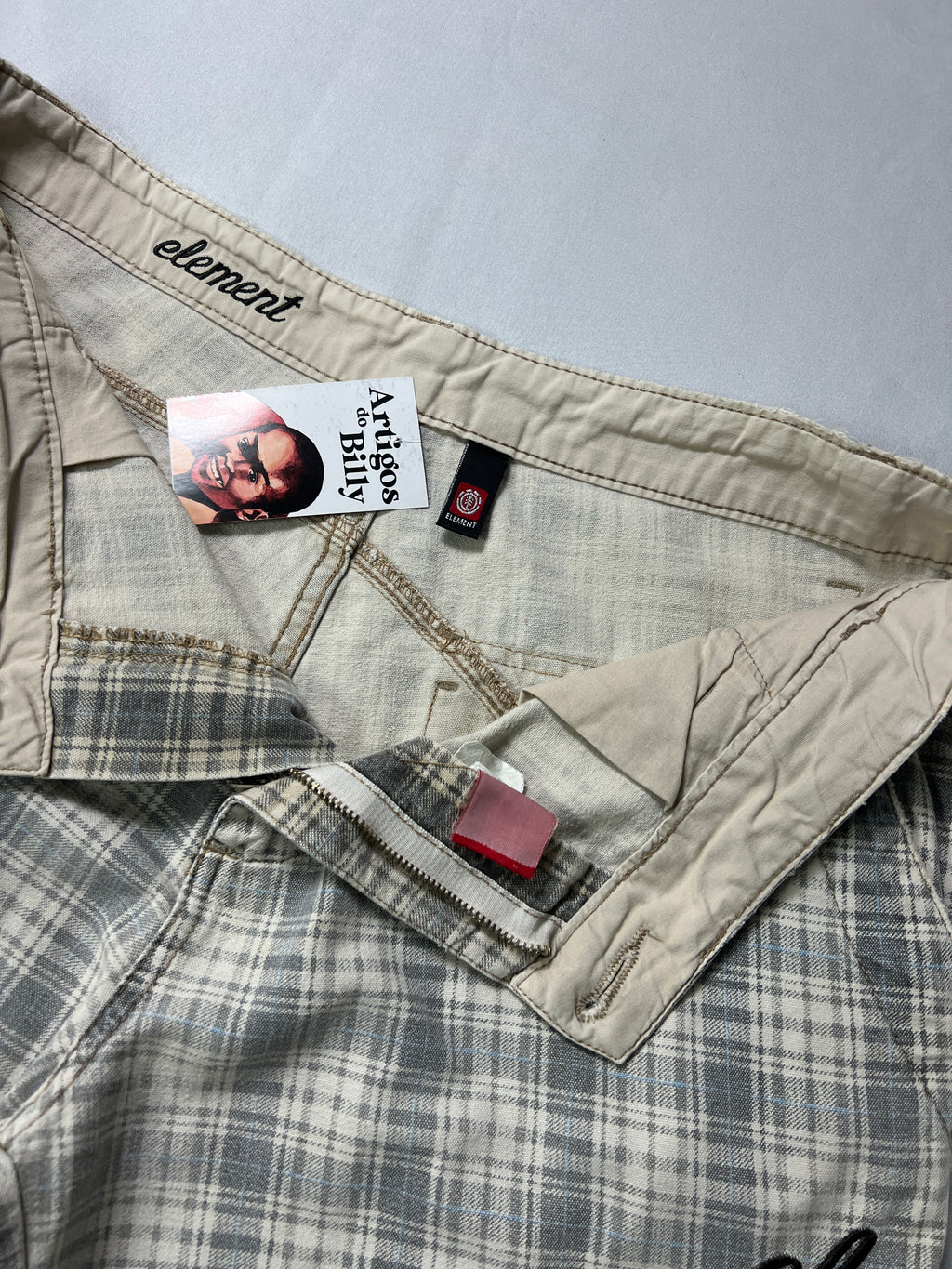 Element Plaid Cargo Shorts