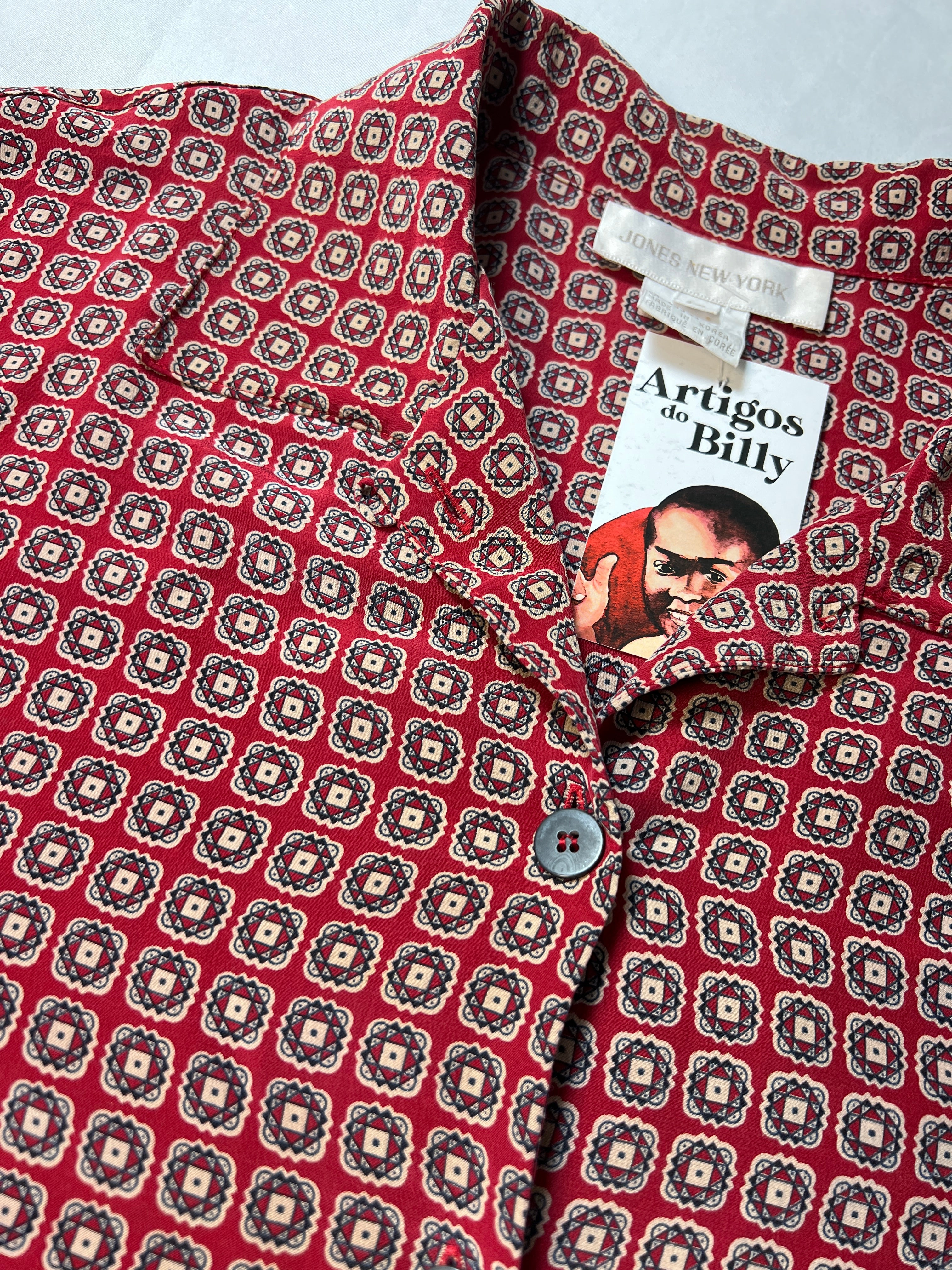 Jones New York Silk Shirt