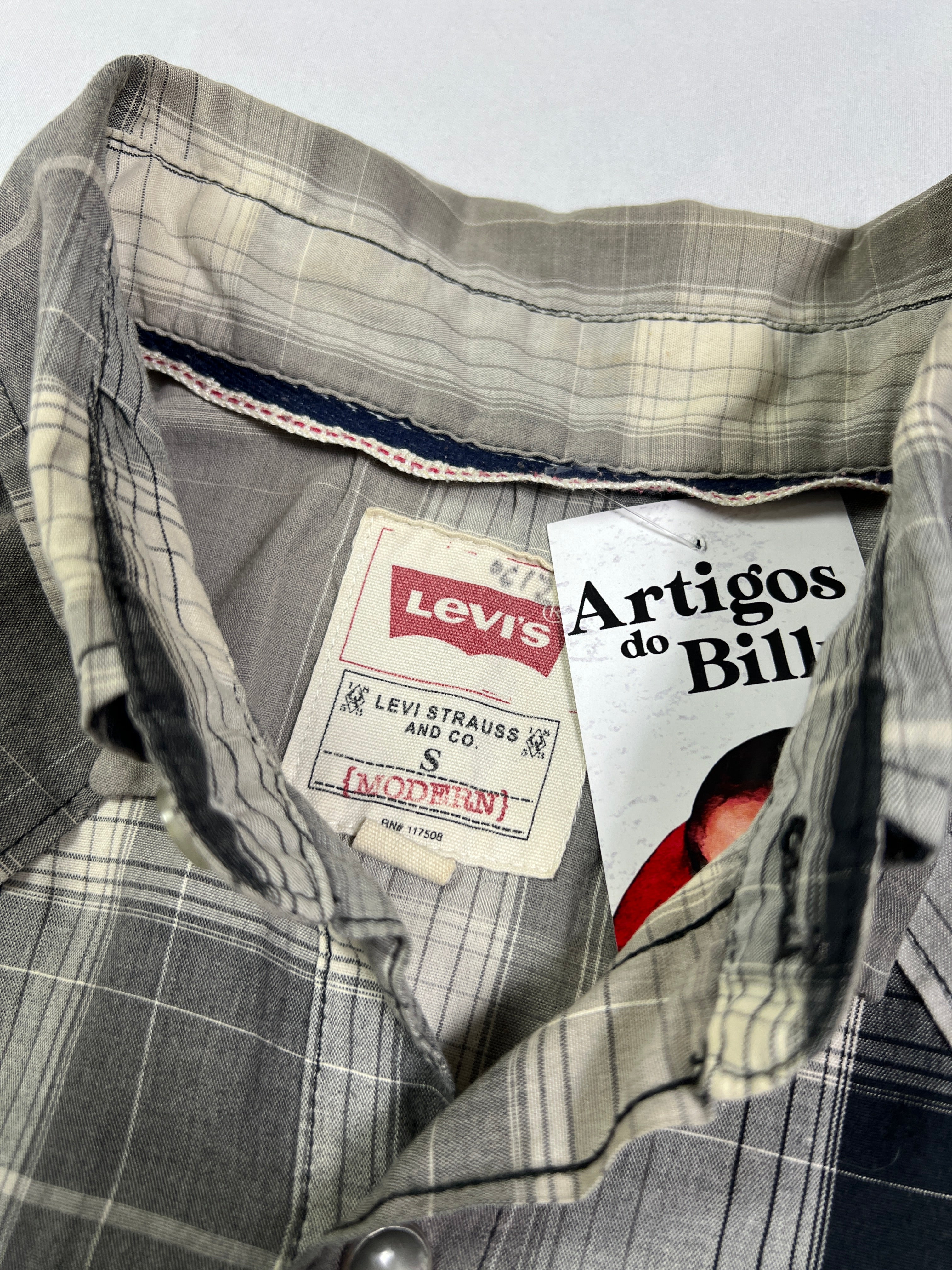 Levi's Pearl Snap Plaid Shirt