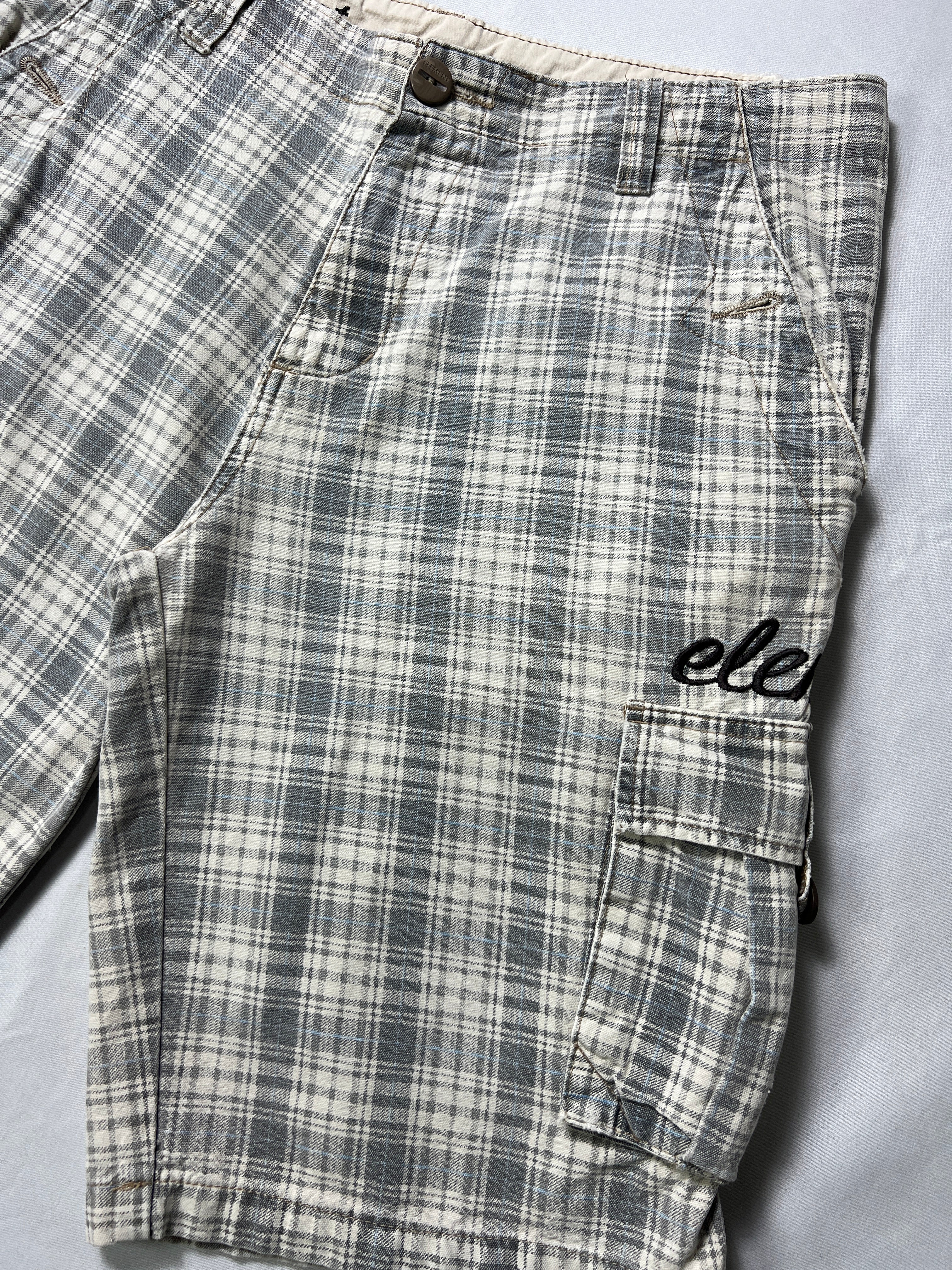 Element Plaid Cargo Shorts