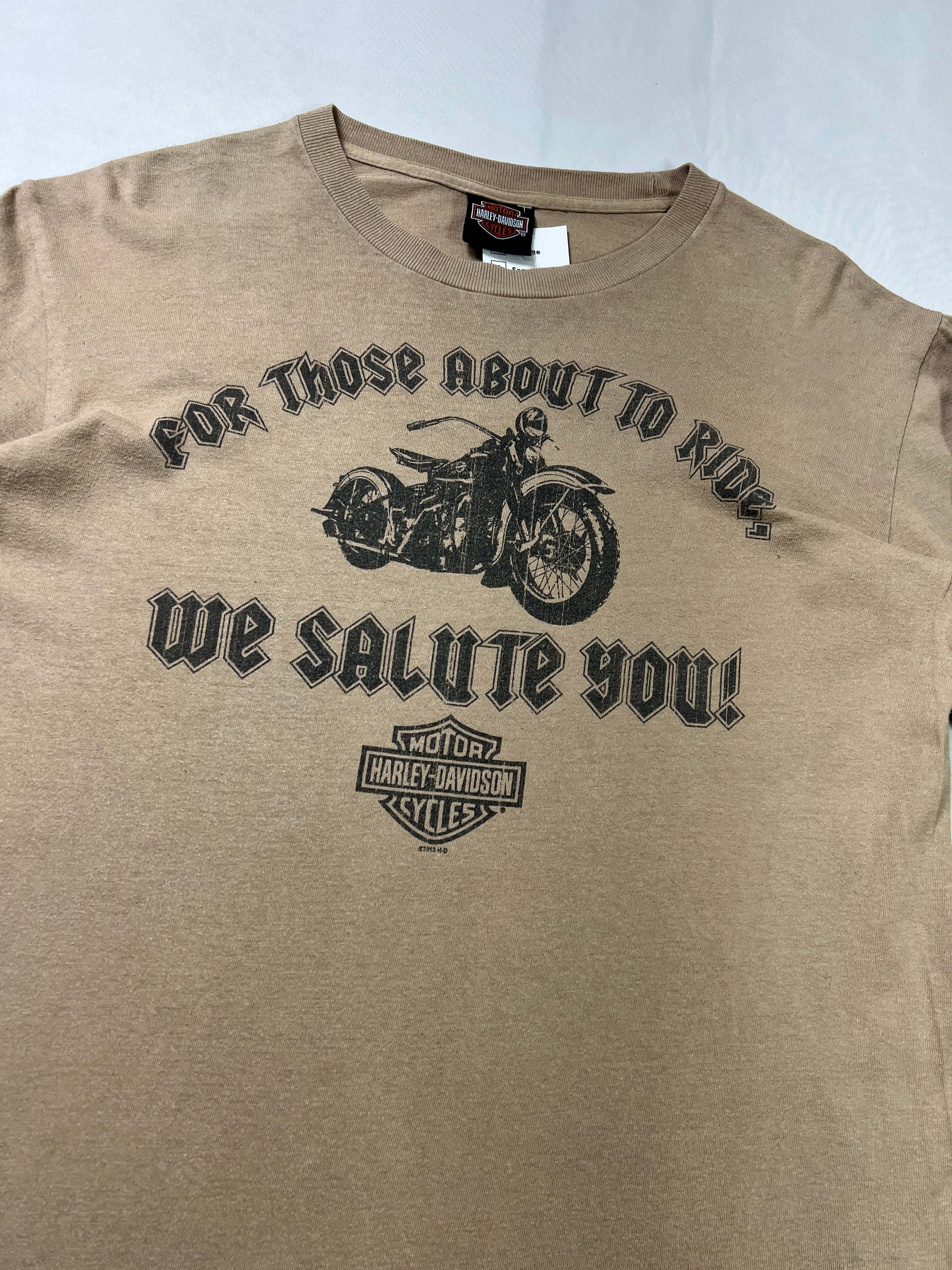 Harley Davidson We Salute You 2012 T-Shirt