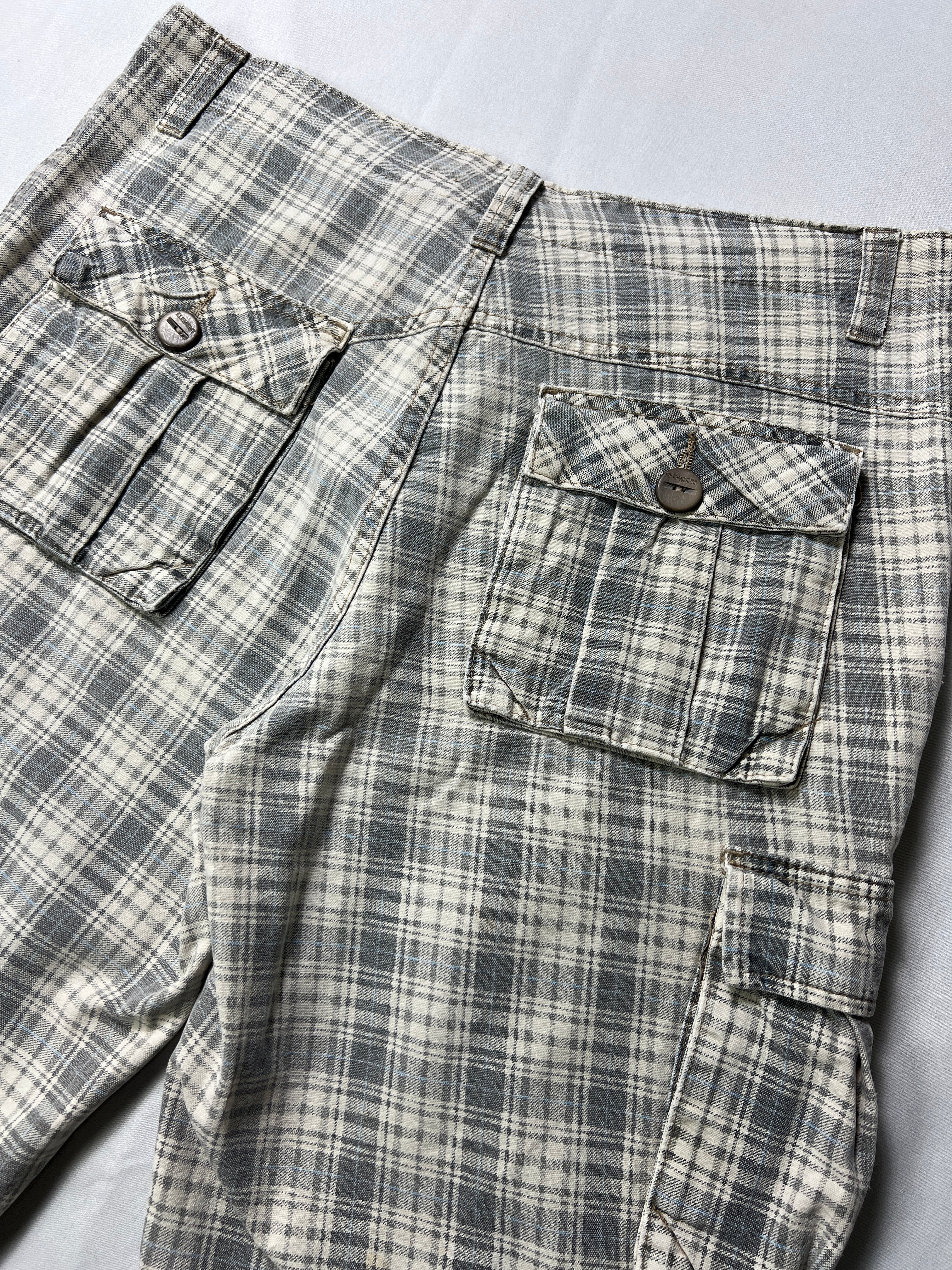 Element Plaid Cargo Shorts