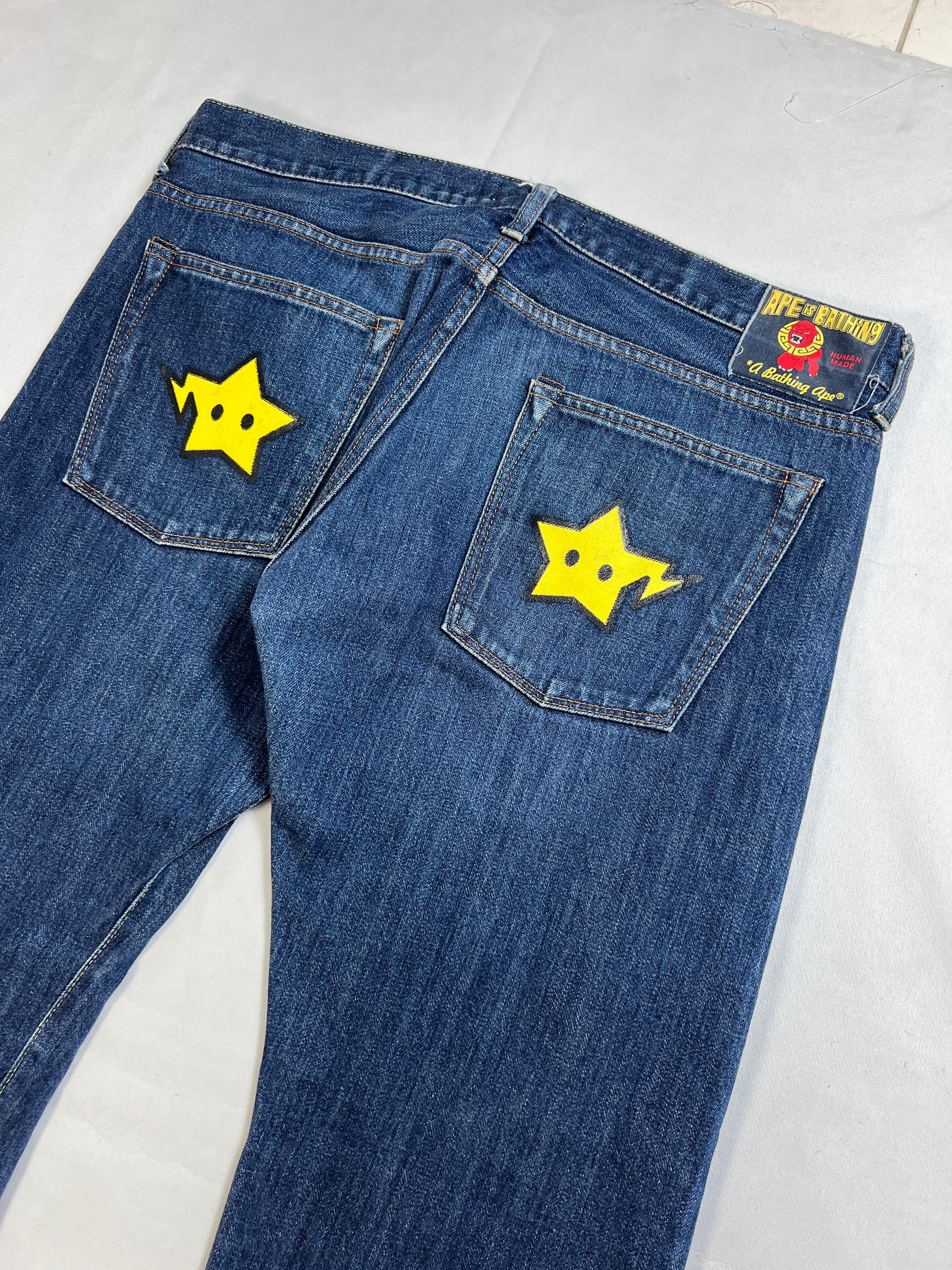 A Bathing Ape Bape Sta Selvedge Denim