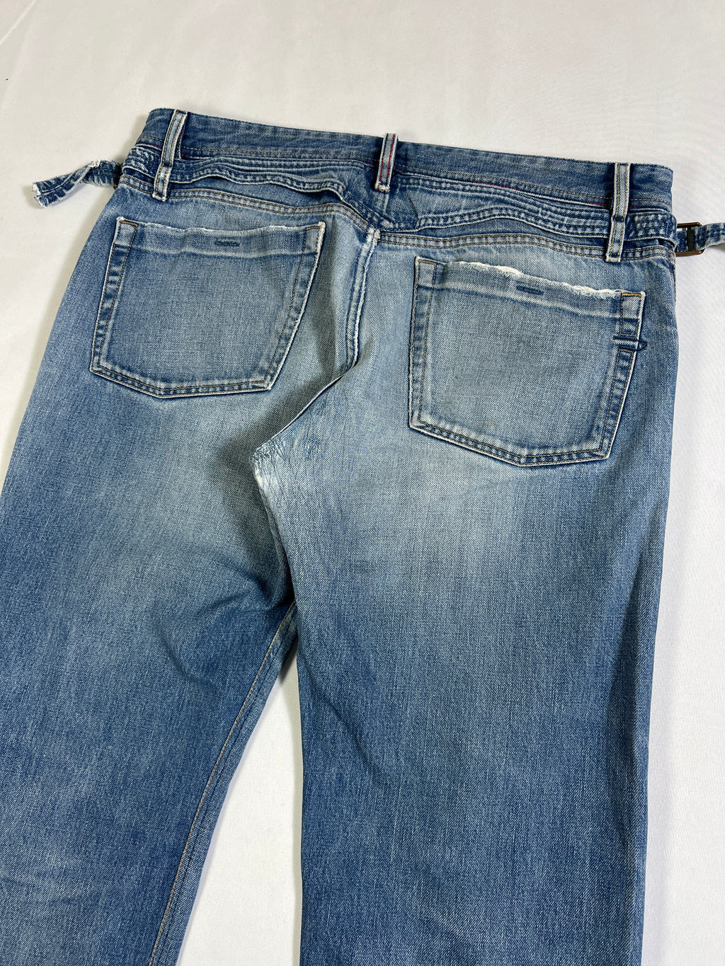 Diesel Relaxed Waist Buckle Button Fly Jeans