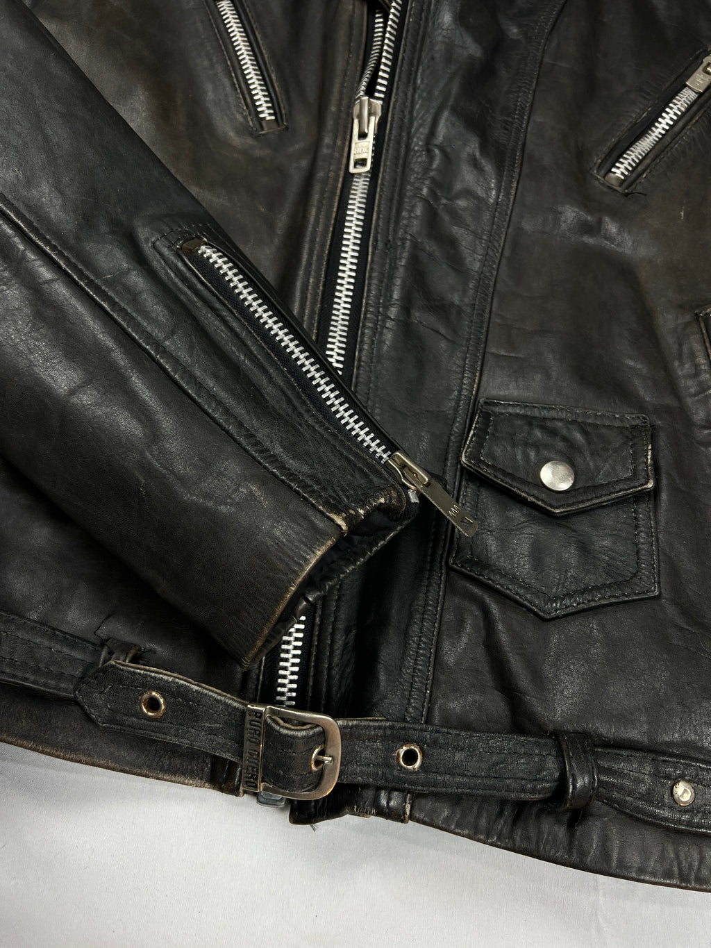 Acropole Biker Leather Jacket