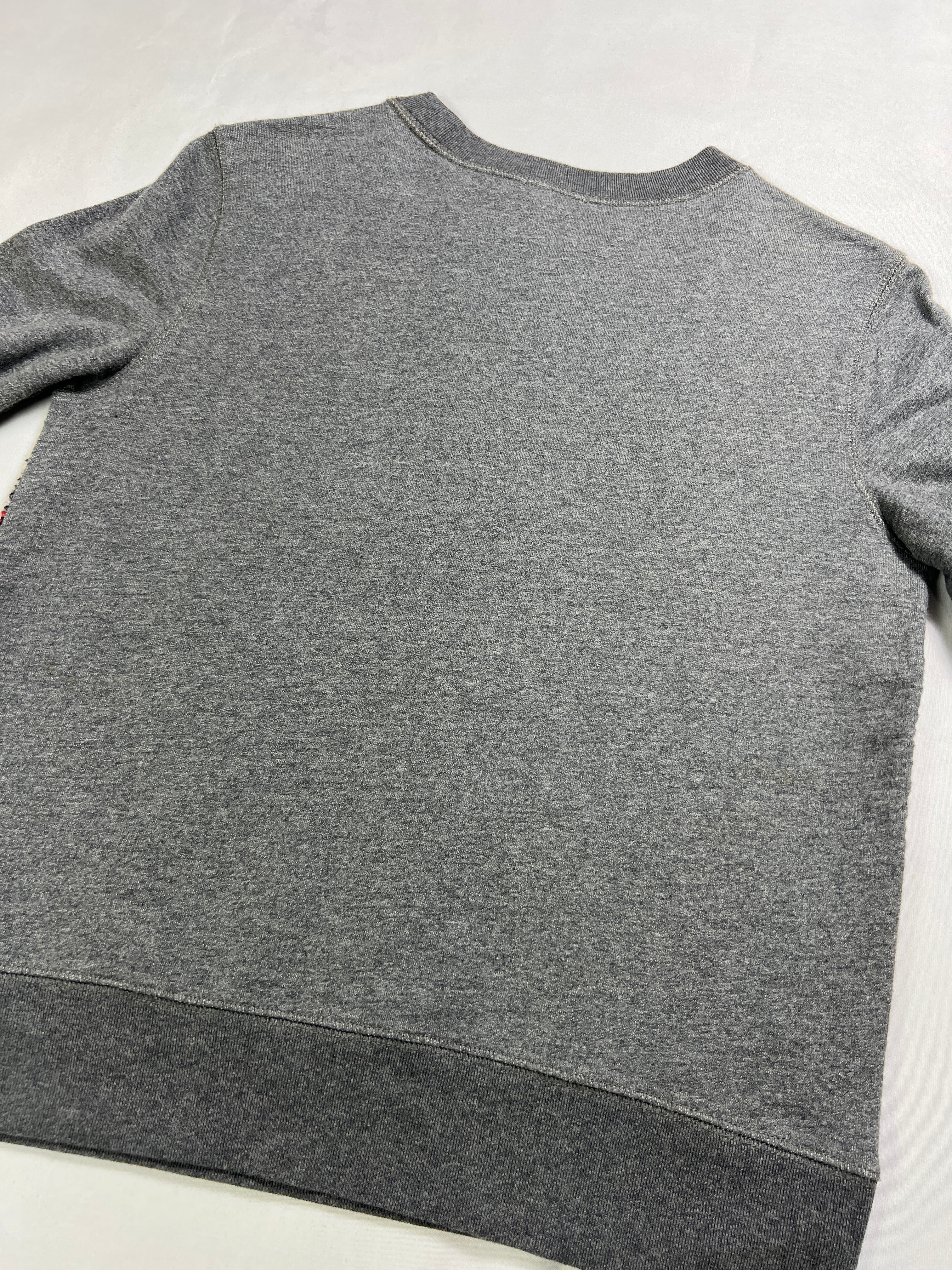 GAP Plaid Wool Crewneck