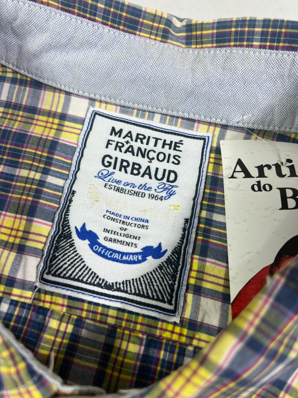 Marithé + François Girbaud Plaid Shirt