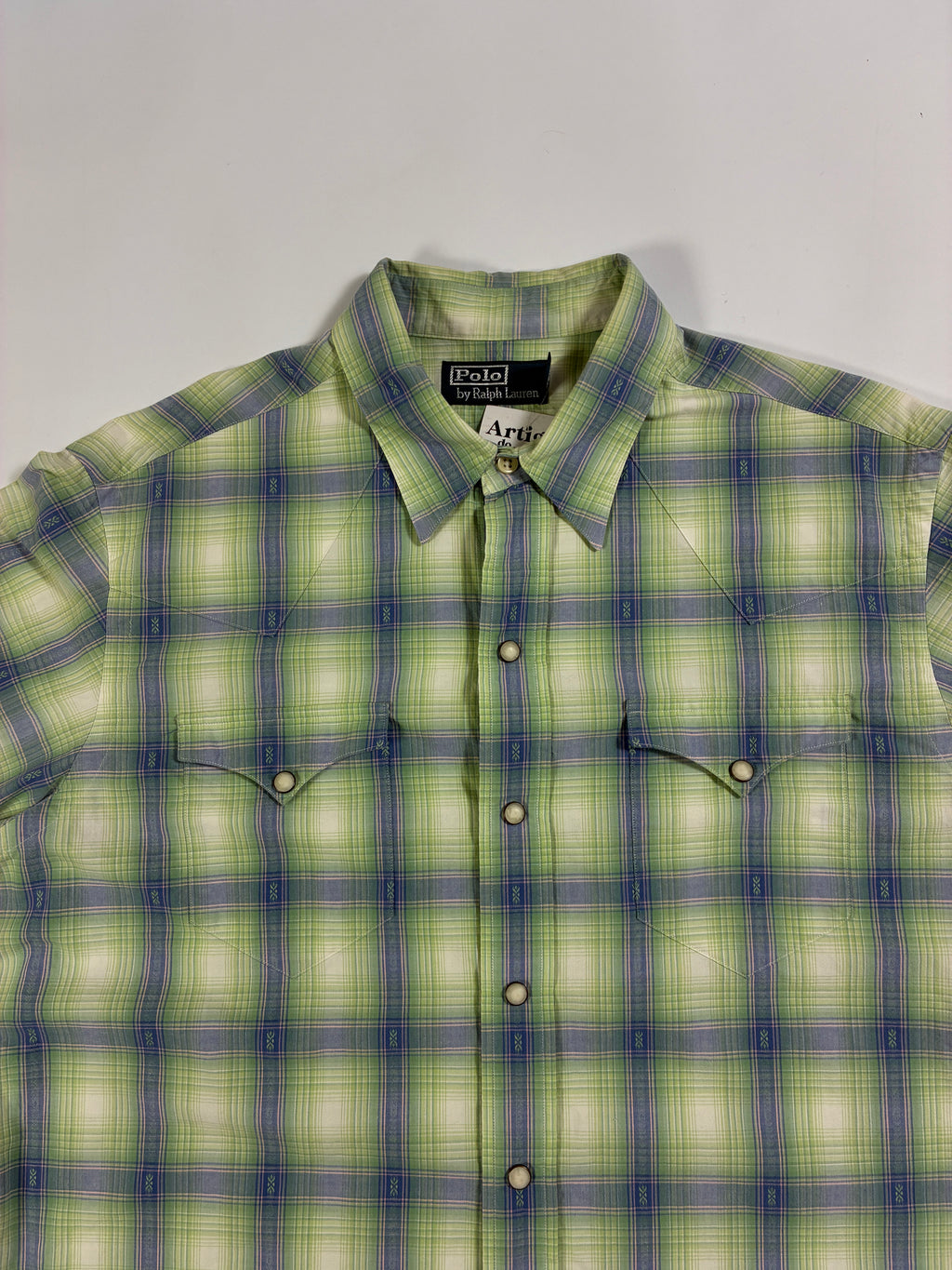 Polo Ralph Lauren Pearl Snap Western Plaid Shirt