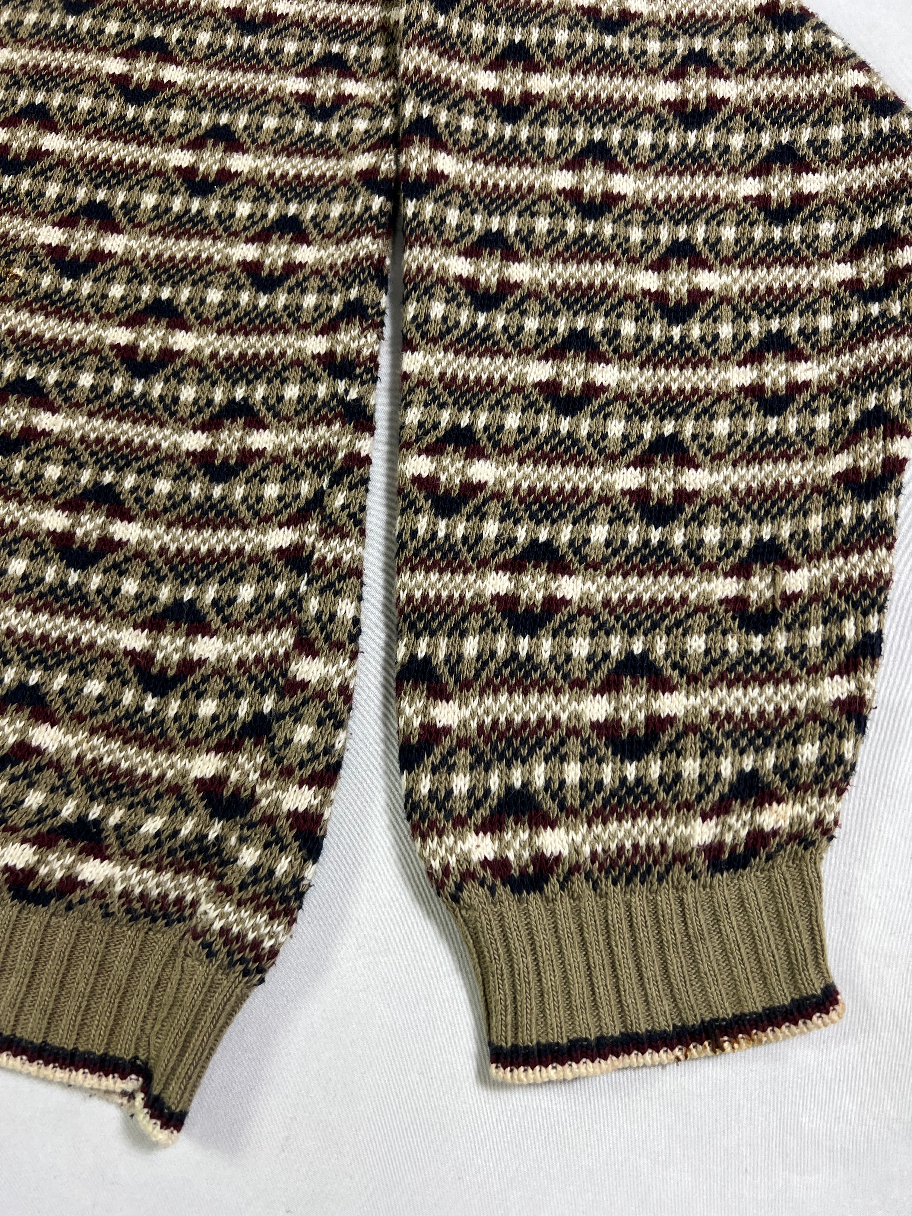 Trader Bay Geometric Pattern Cotton Pullover
