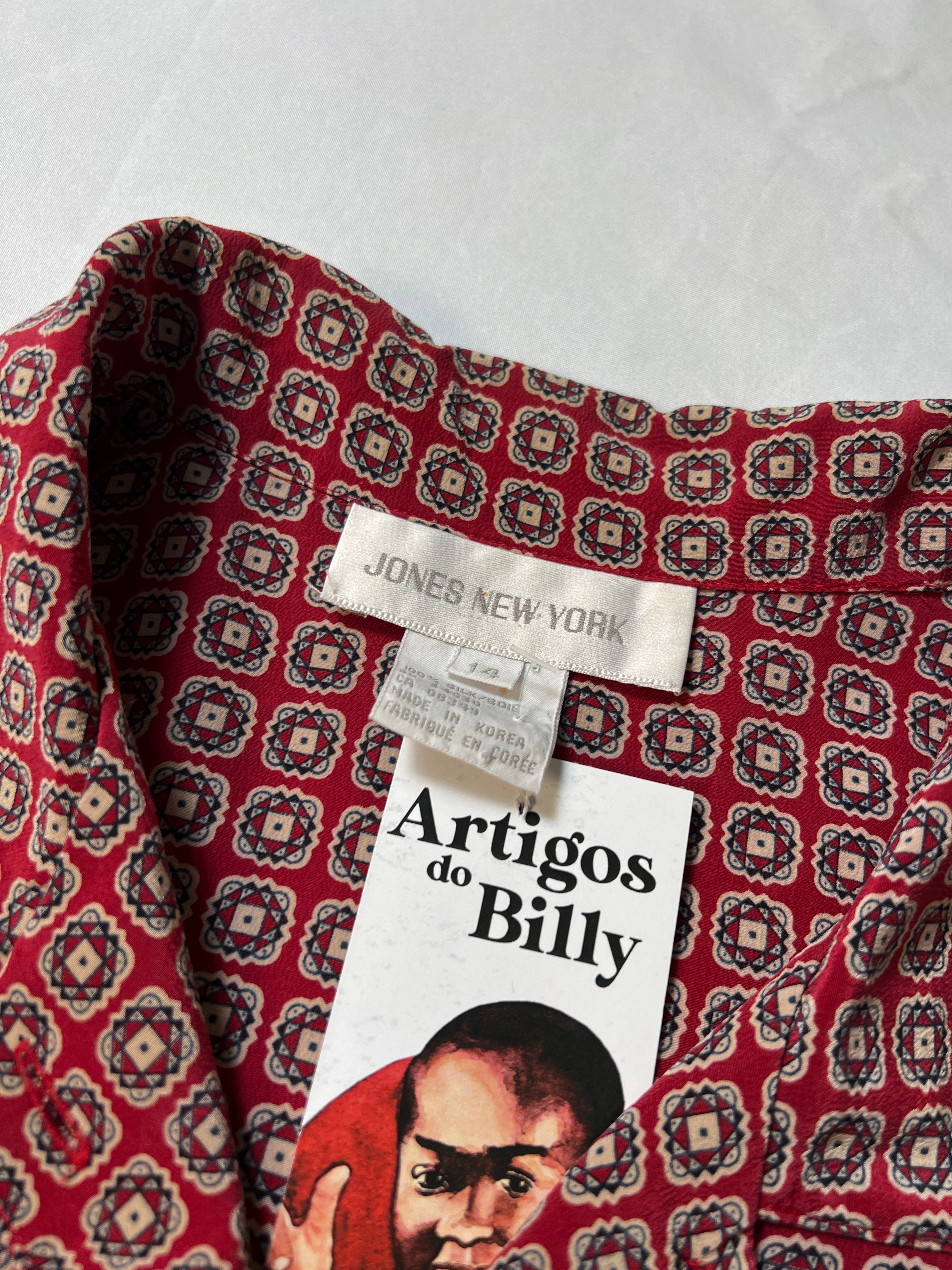 Jones New York Silk Shirt