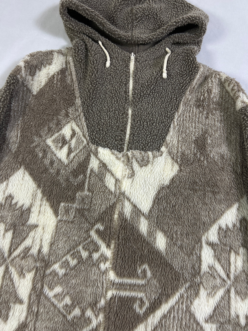 East West Aztec Fleeced Full Zip Jacket