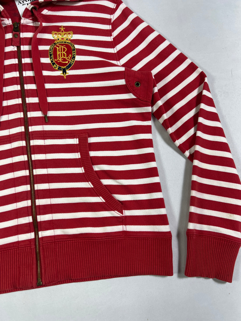 Lauren Ralph Lauren Striped Hoodie
