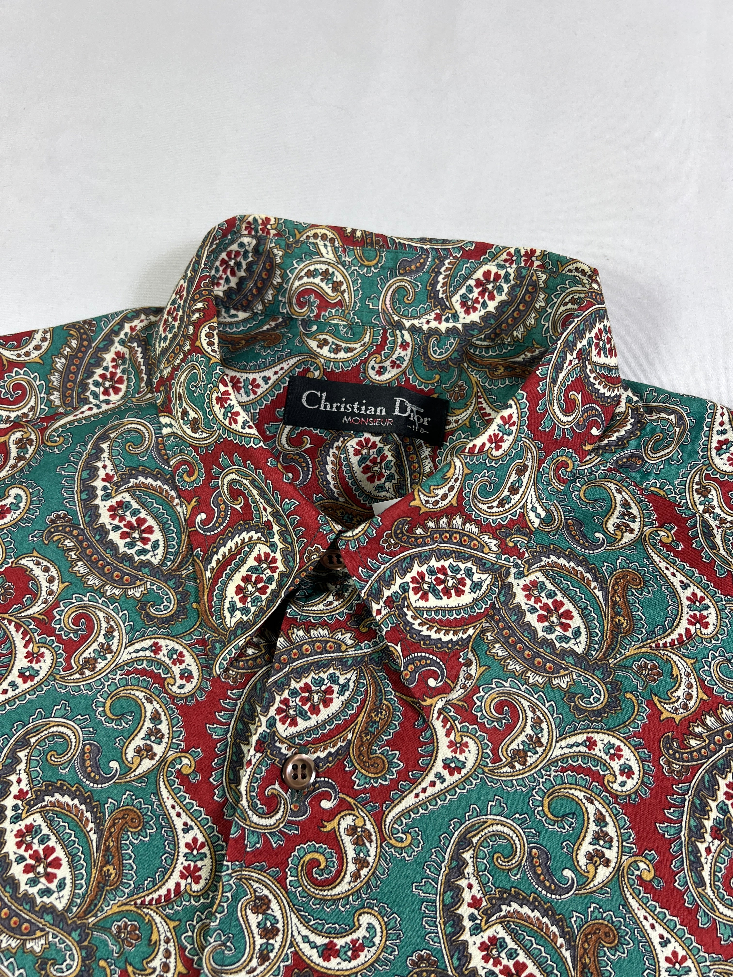 Christian Dior Paisley Shirt
