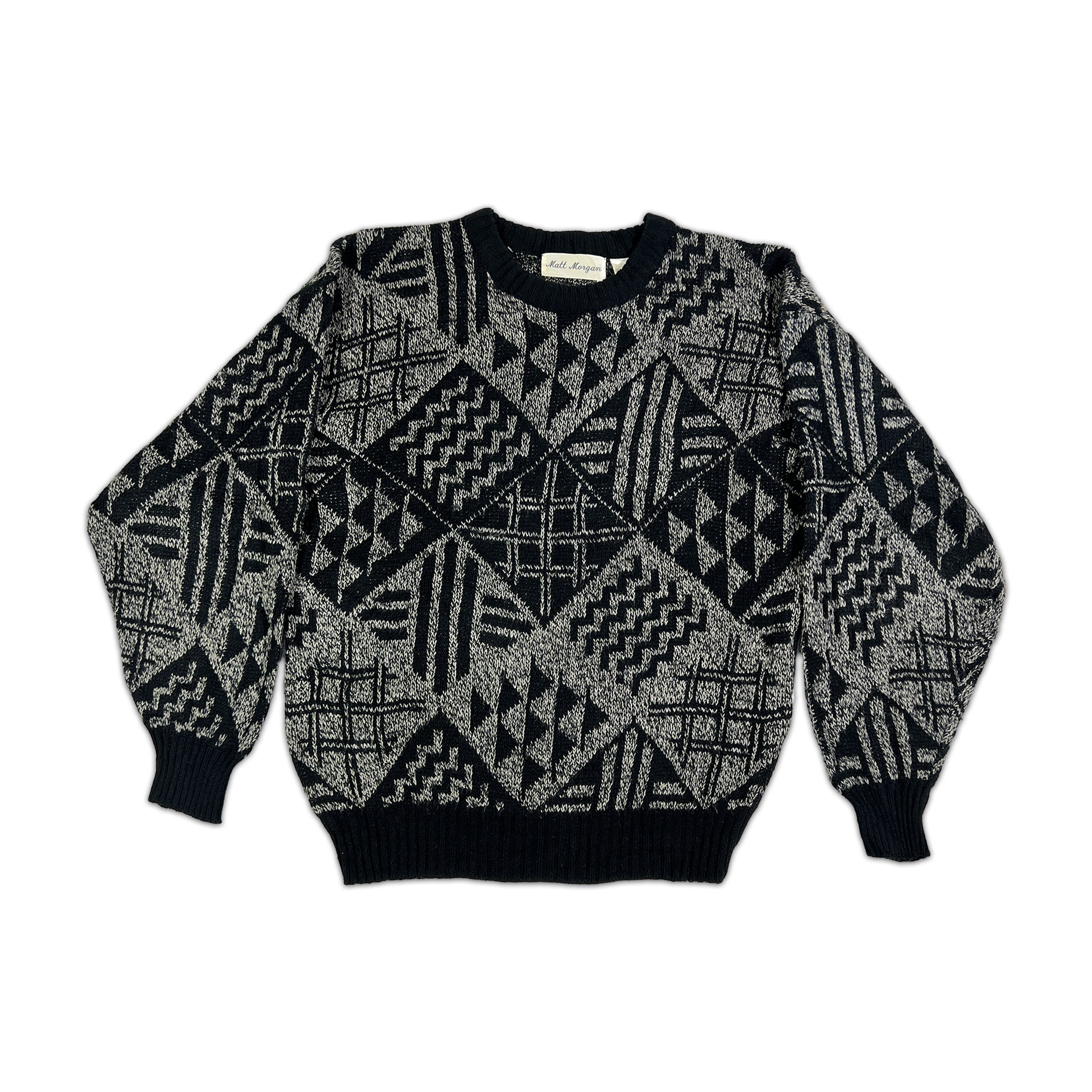 Matt Morgan Geometric Pattern Pullover