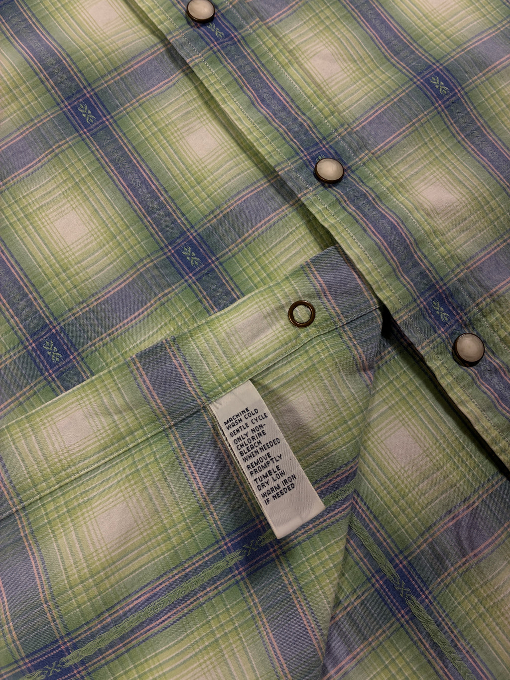 Polo Ralph Lauren Pearl Snap Western Plaid Shirt