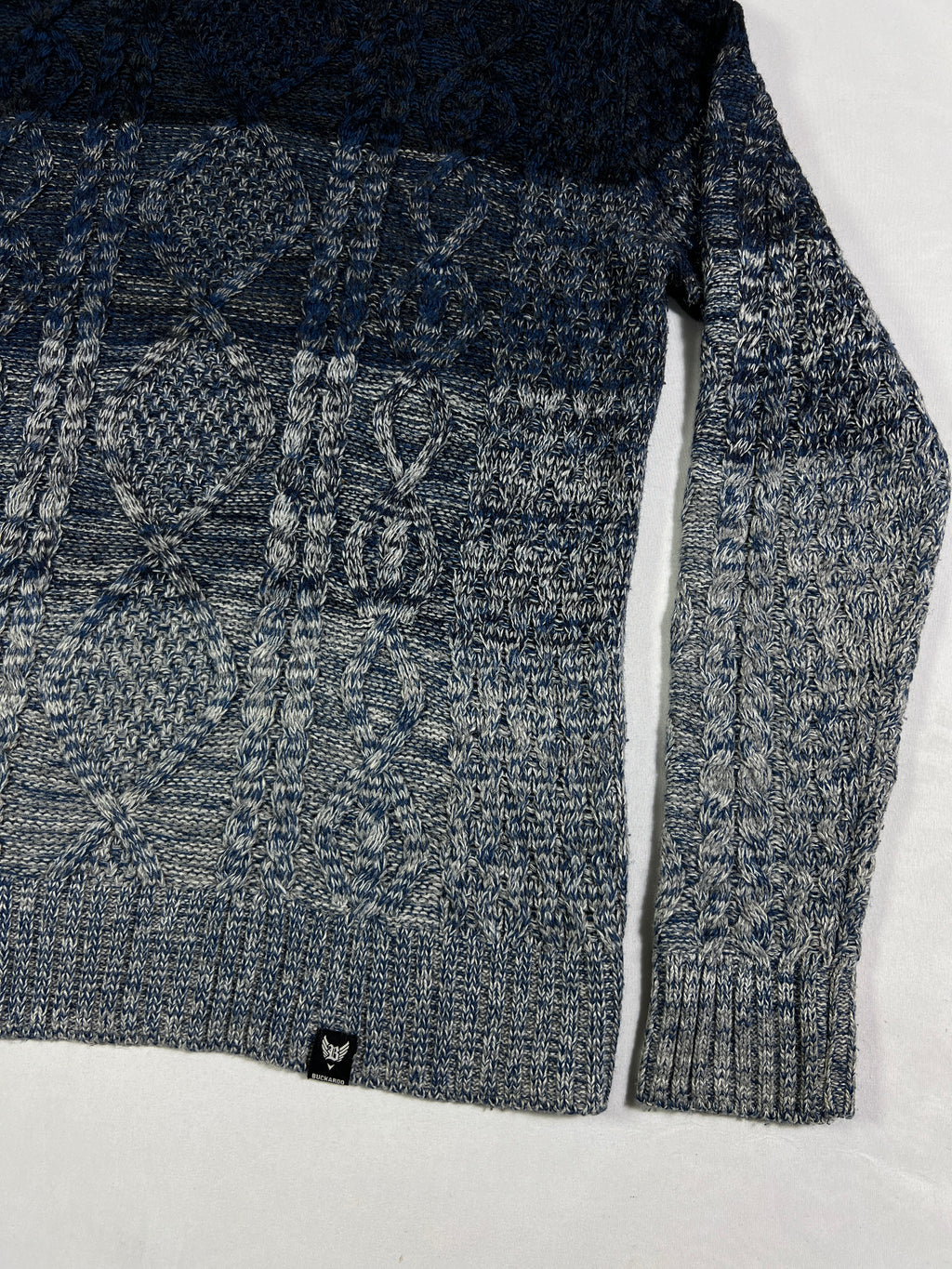 Buckaroo Cable Knit Wool Pullover