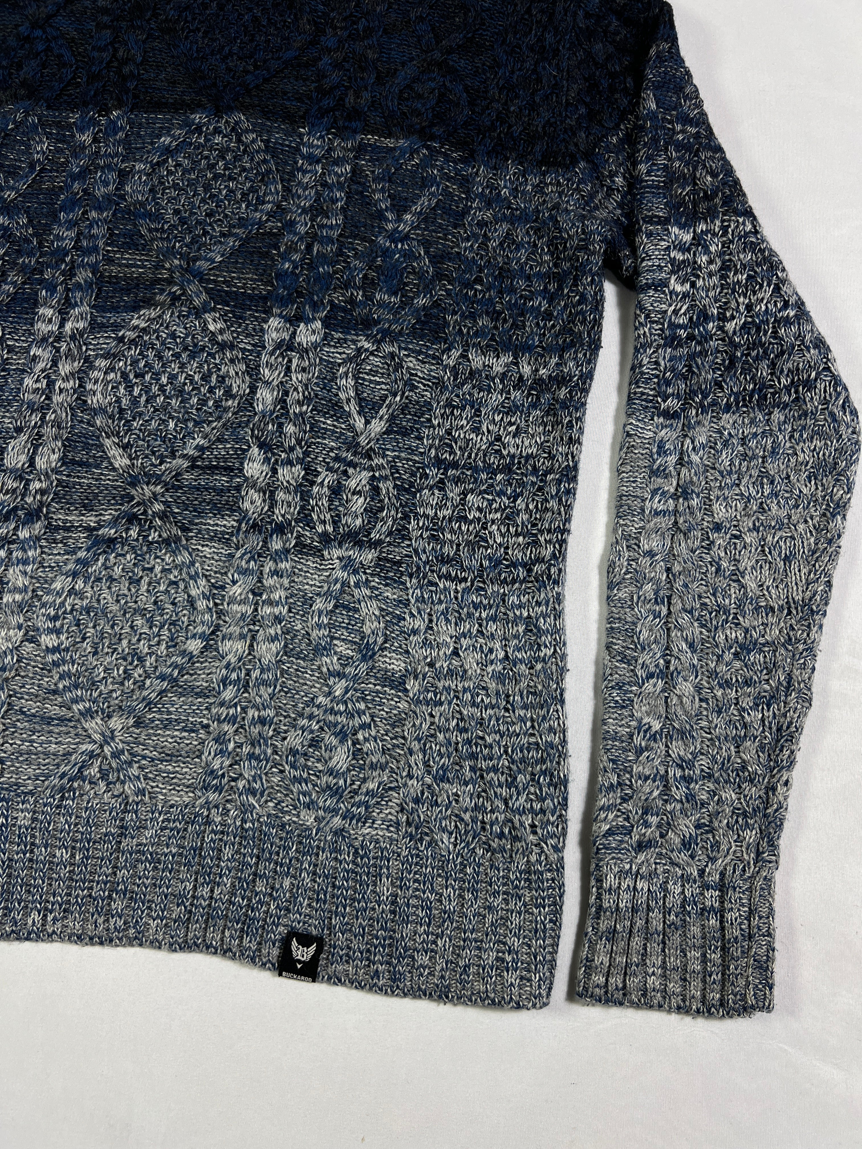 Buckaroo Cable Knit Wool Pullover