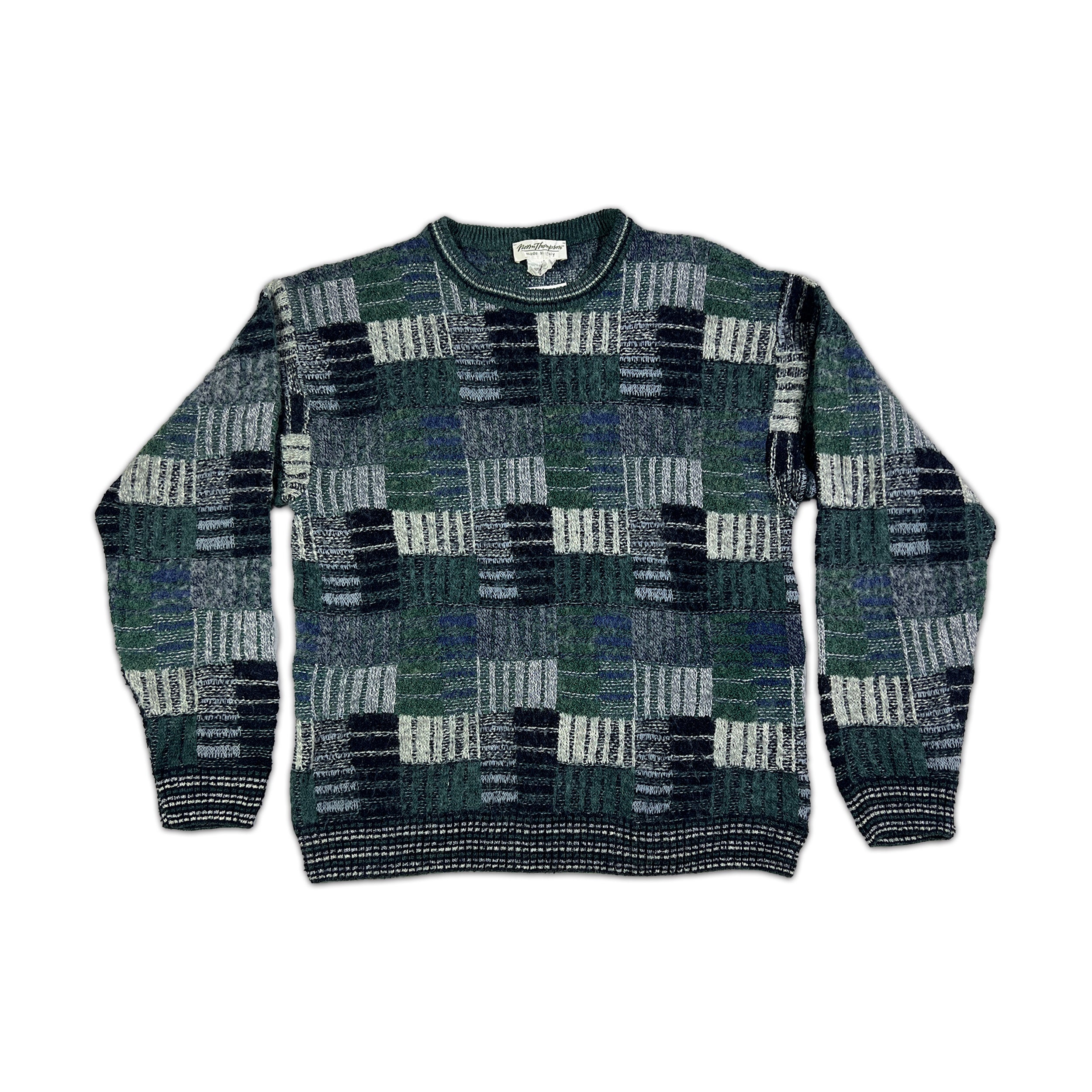 Norm Thompson Wool Patchwork Pullover