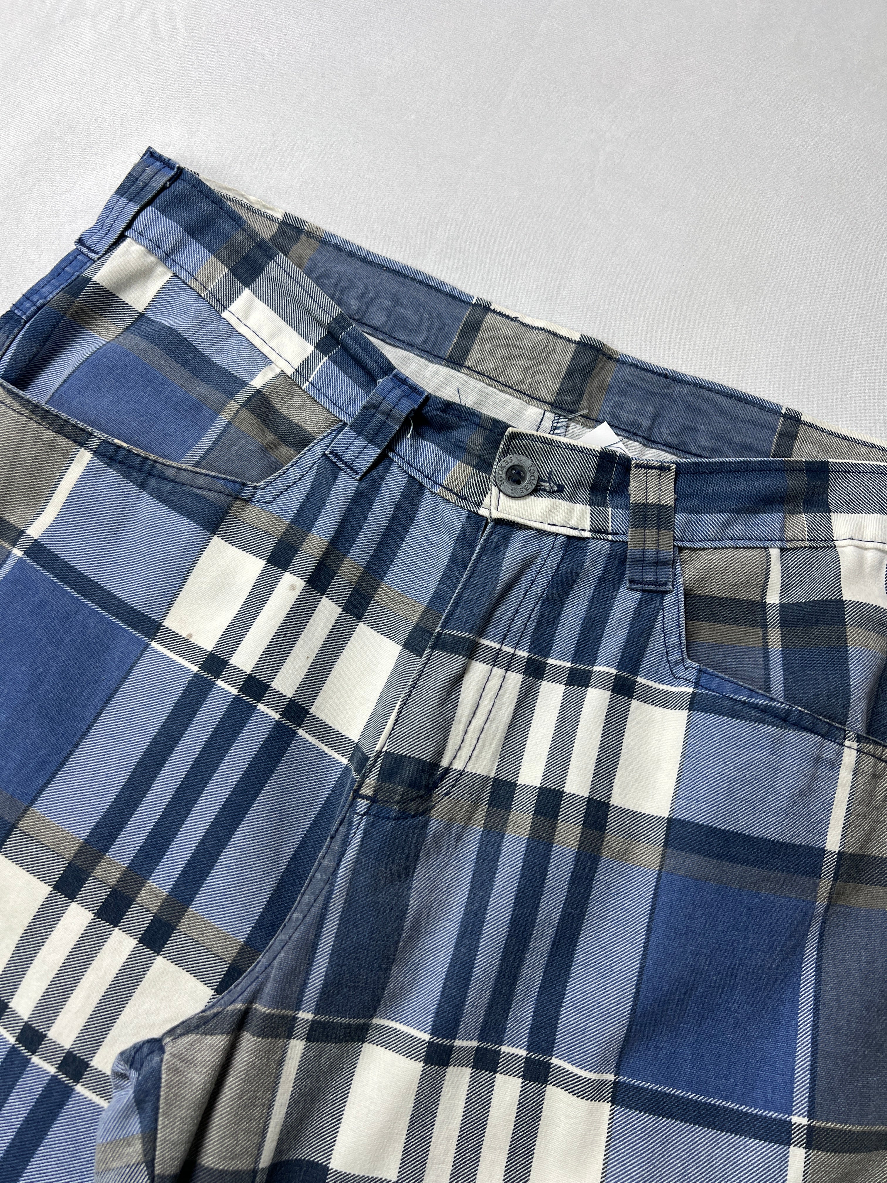 Tookas Freestyle Plaid Cargo Shorts
