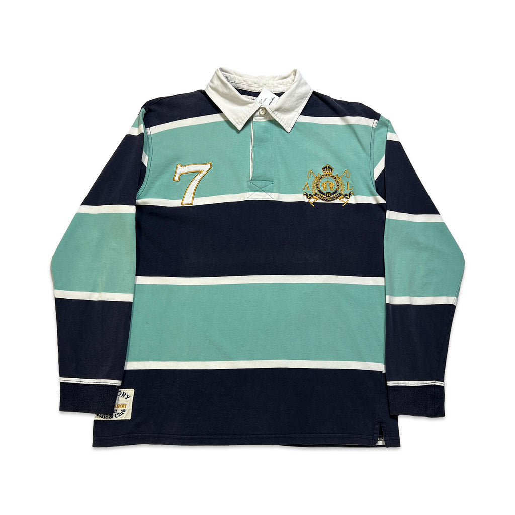 Aleatory Striped Polo Shirt