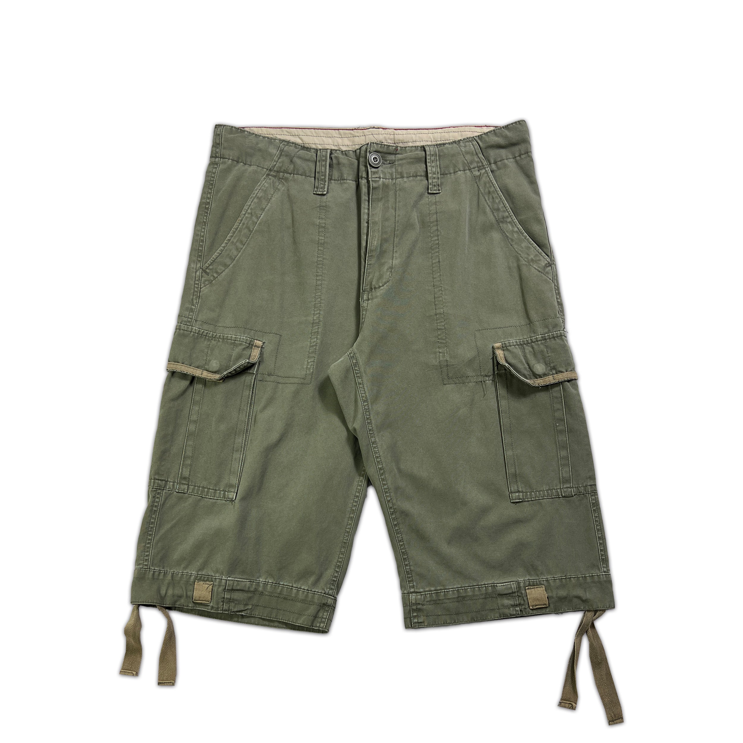 Military Wide Cargo Shorts