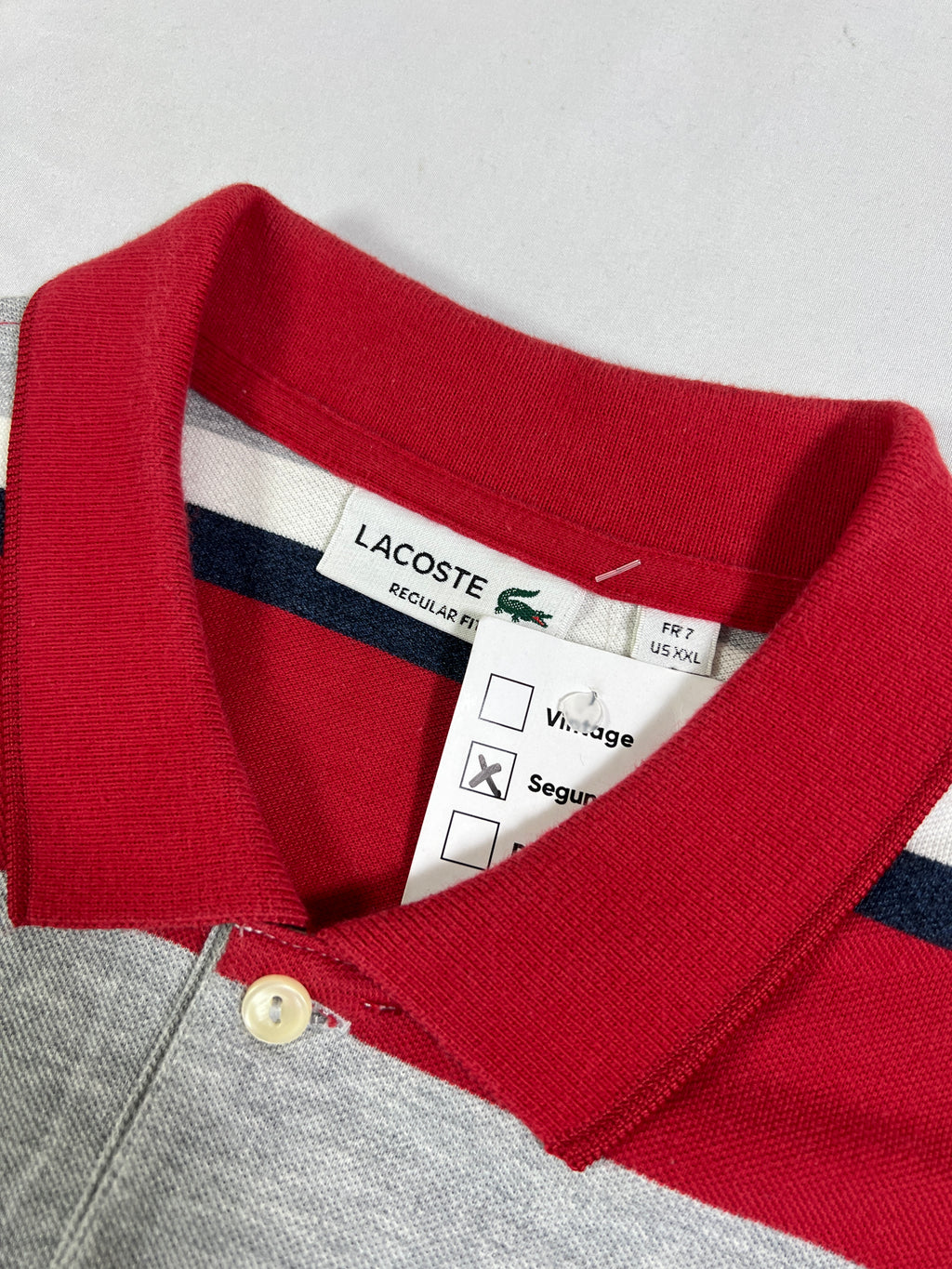 Lacoste Regular Fit Striped Polo Shirt