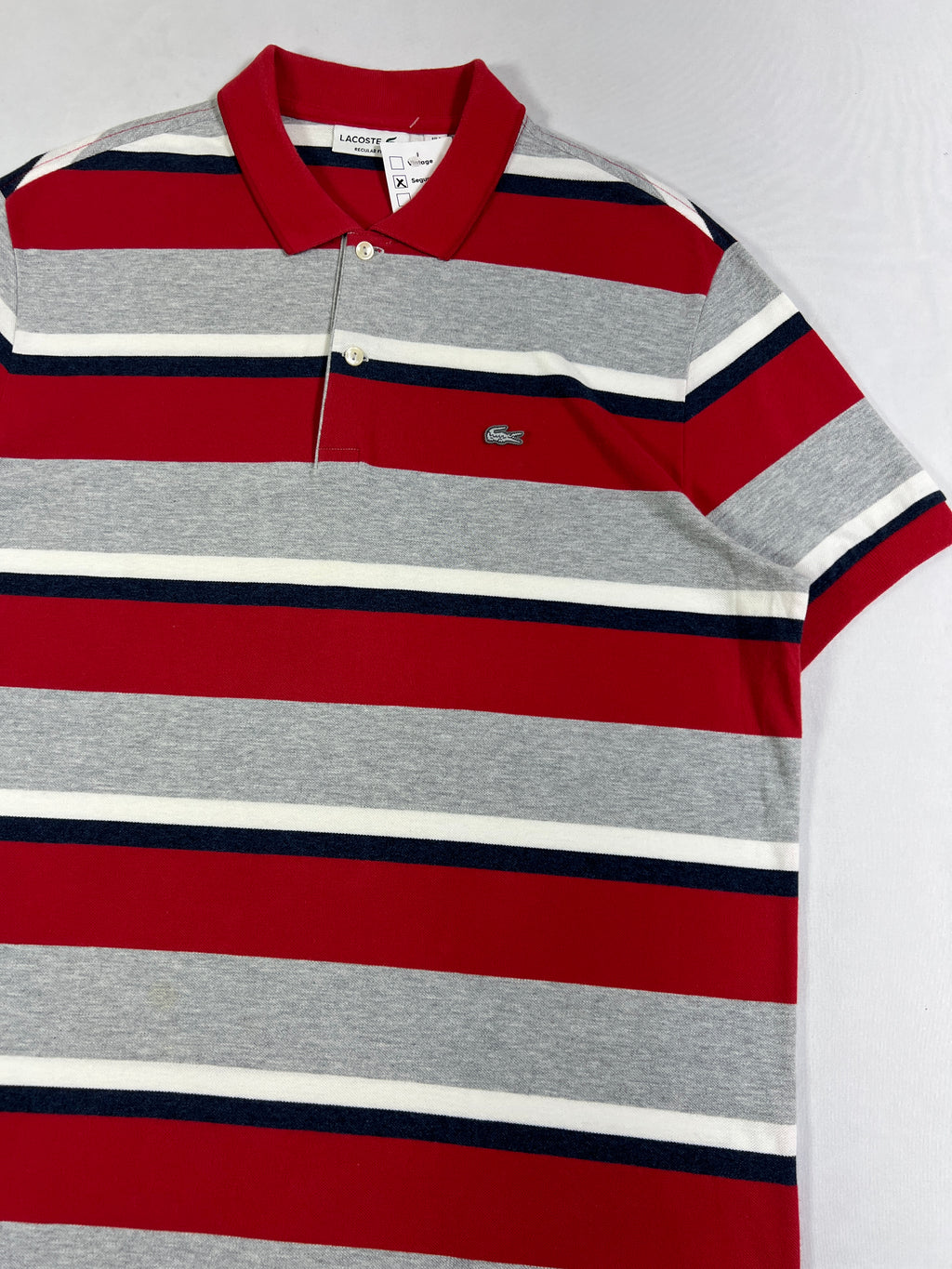 Lacoste Regular Fit Striped Polo Shirt