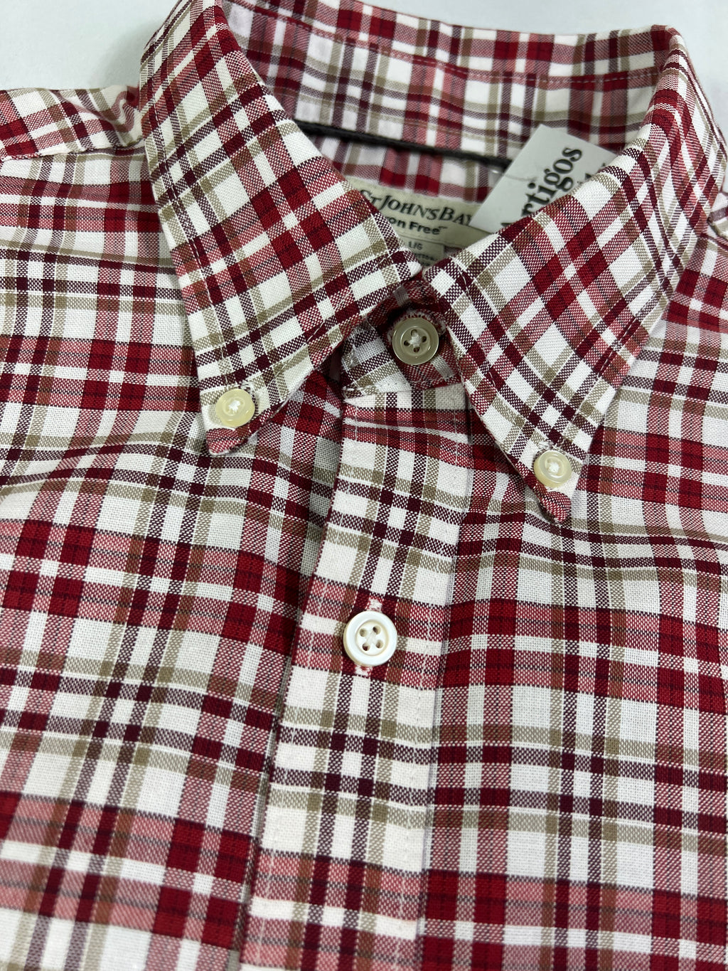 St. John's Bay Iron Free Plaid Shirt