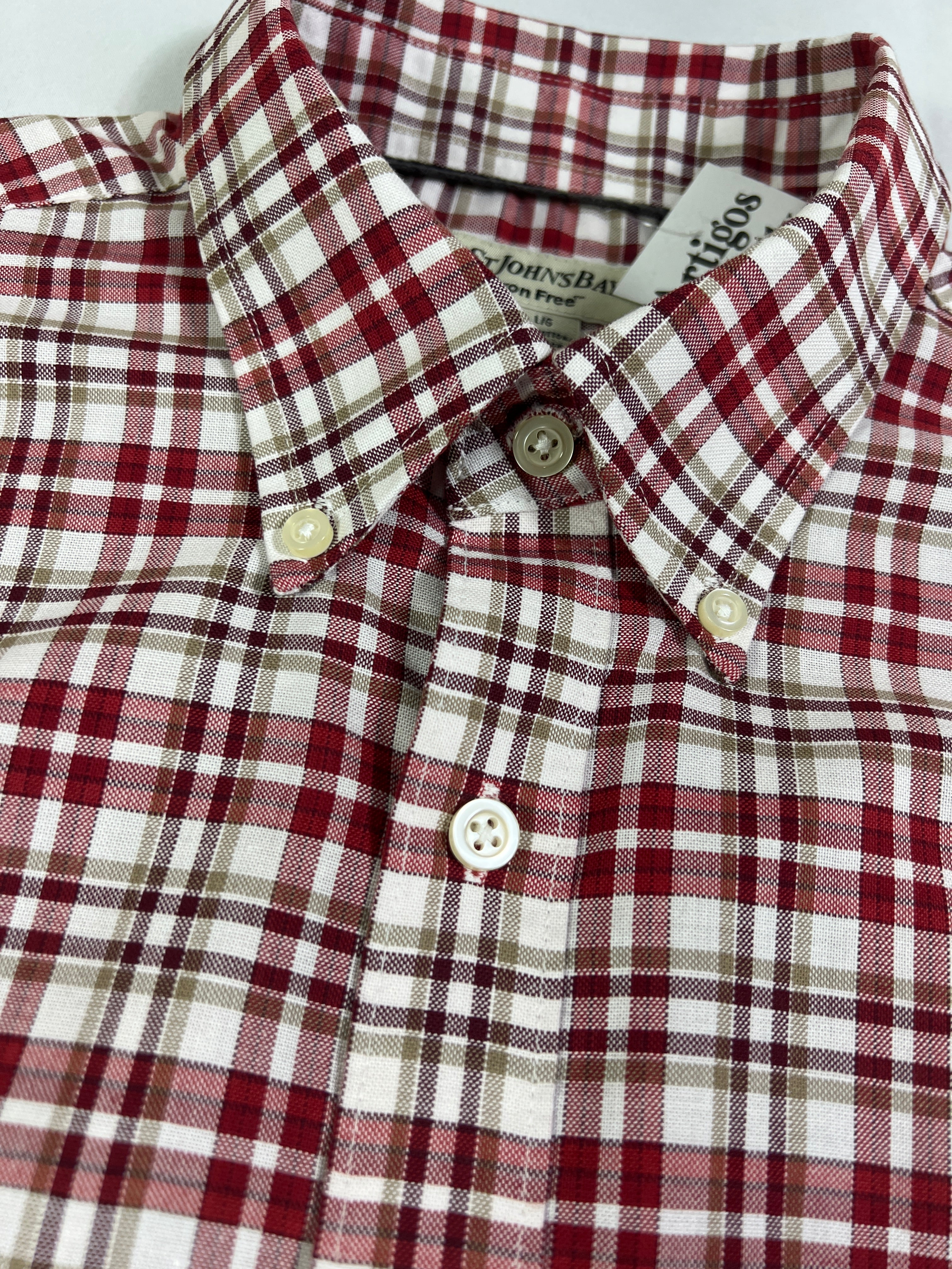 St. John's Bay Iron Free Plaid Shirt