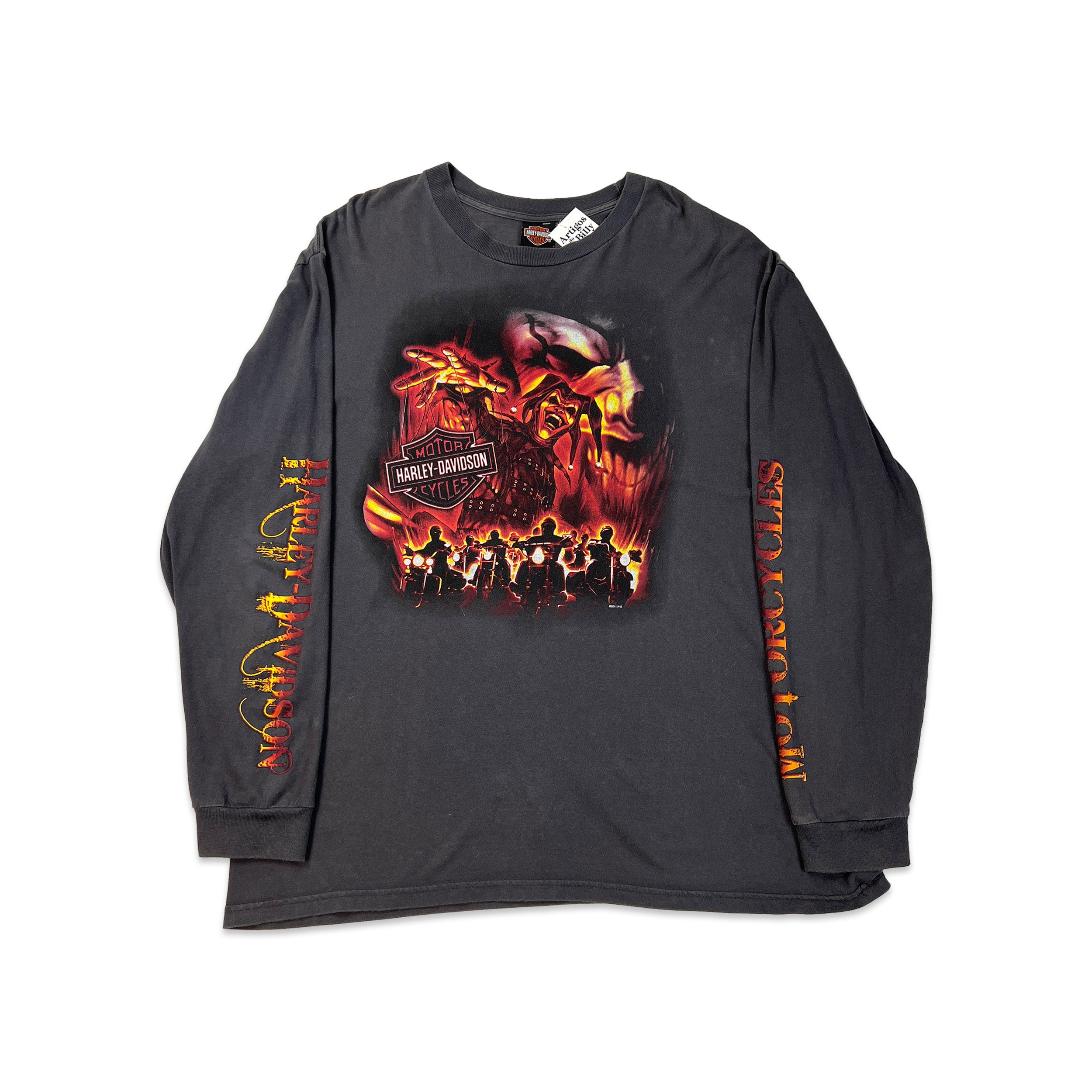 Harley Davidson 2011 Clown Longsleeve T-Shirt