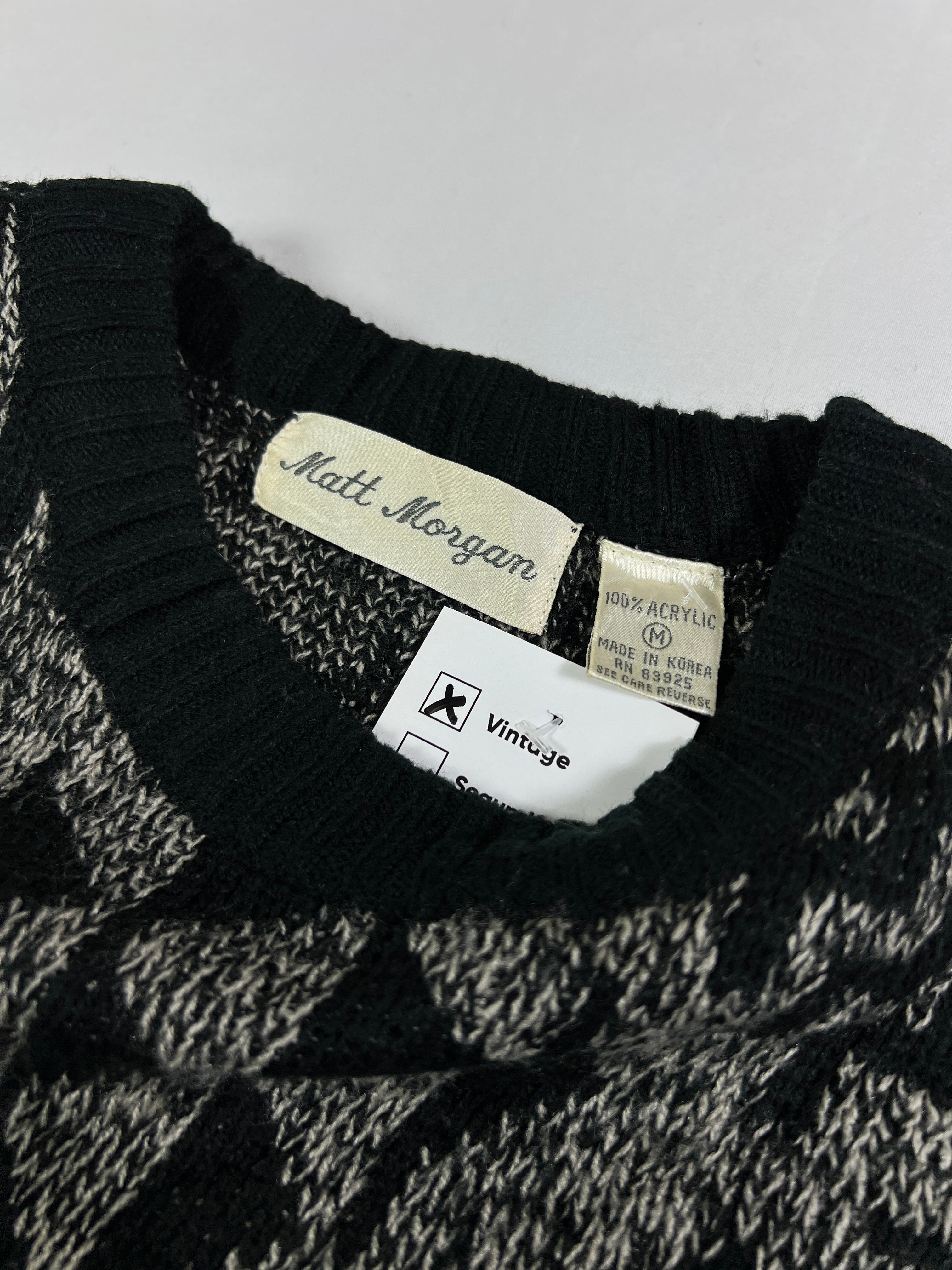 Matt Morgan Geometric Pattern Pullover