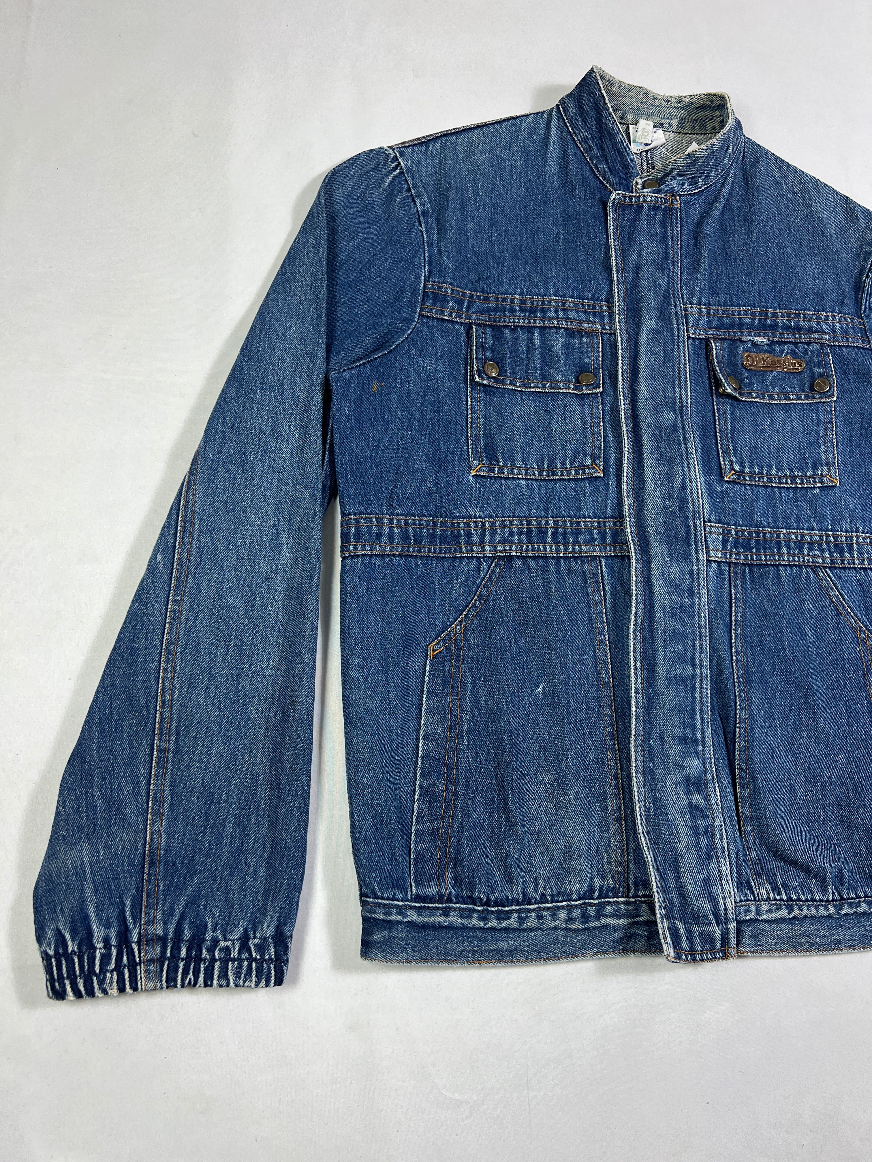 Di Kassius Snap Button Utility Jeans Jacket