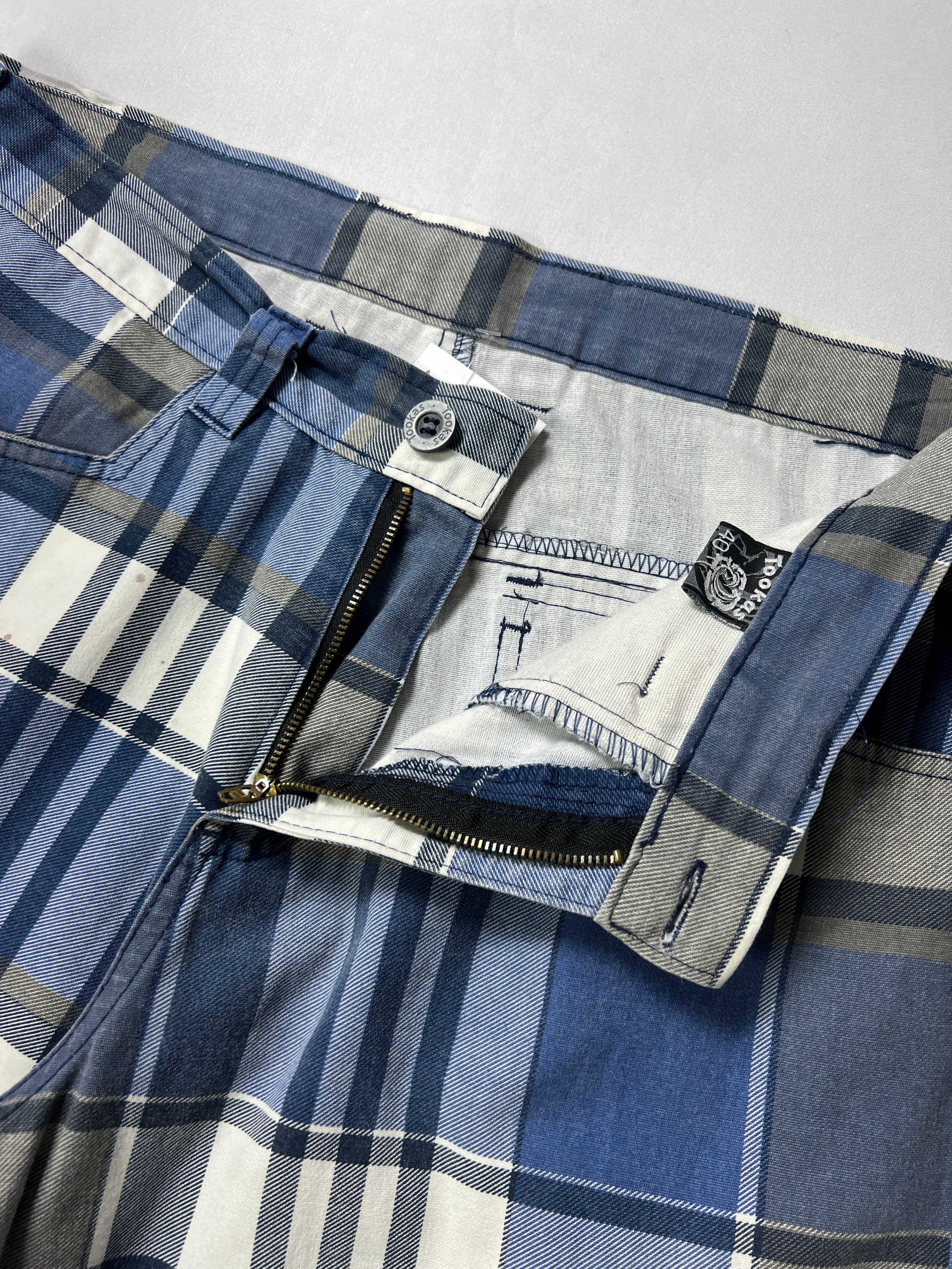 Tookas Freestyle Plaid Cargo Shorts