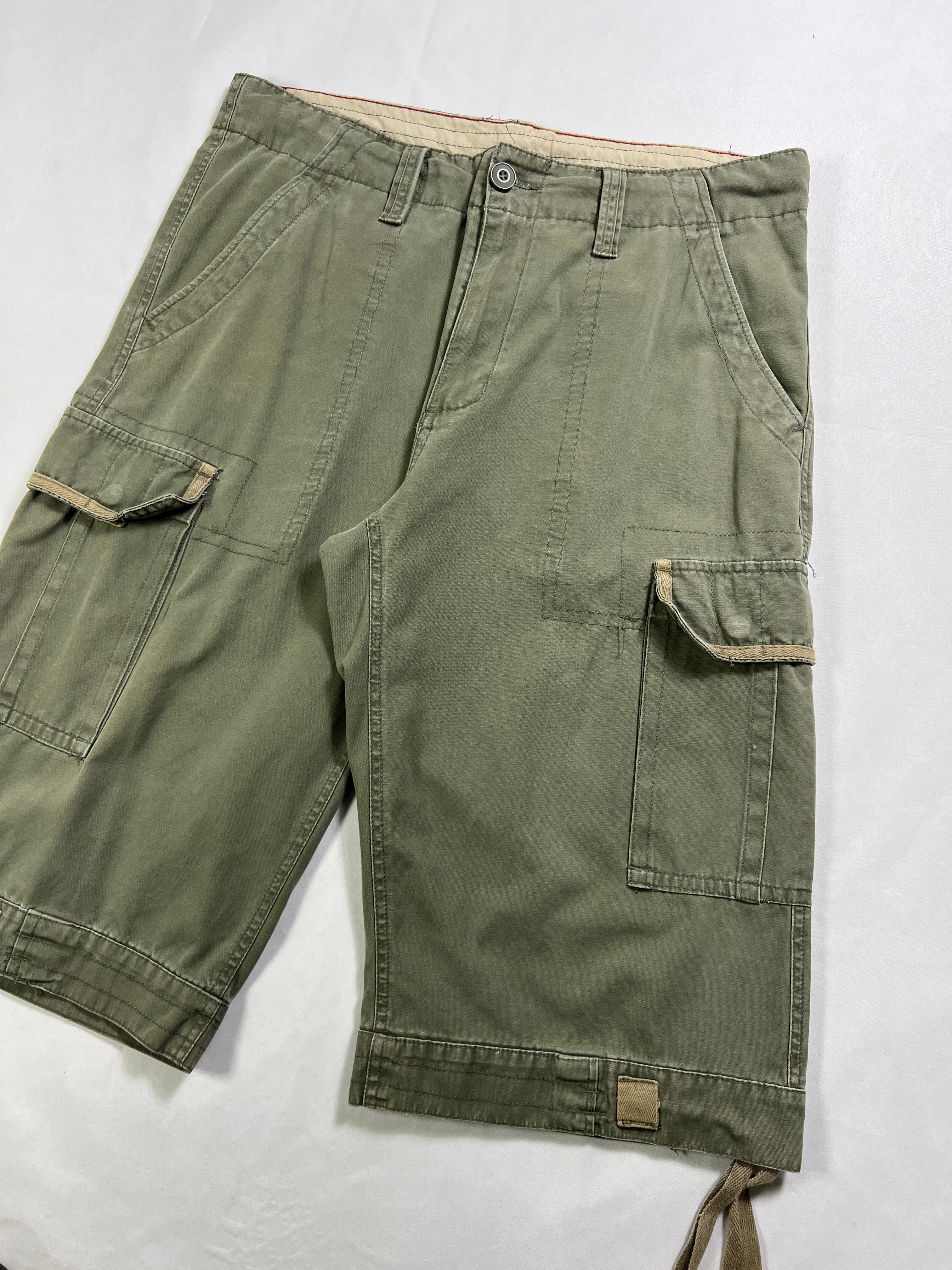 Military Wide Cargo Shorts