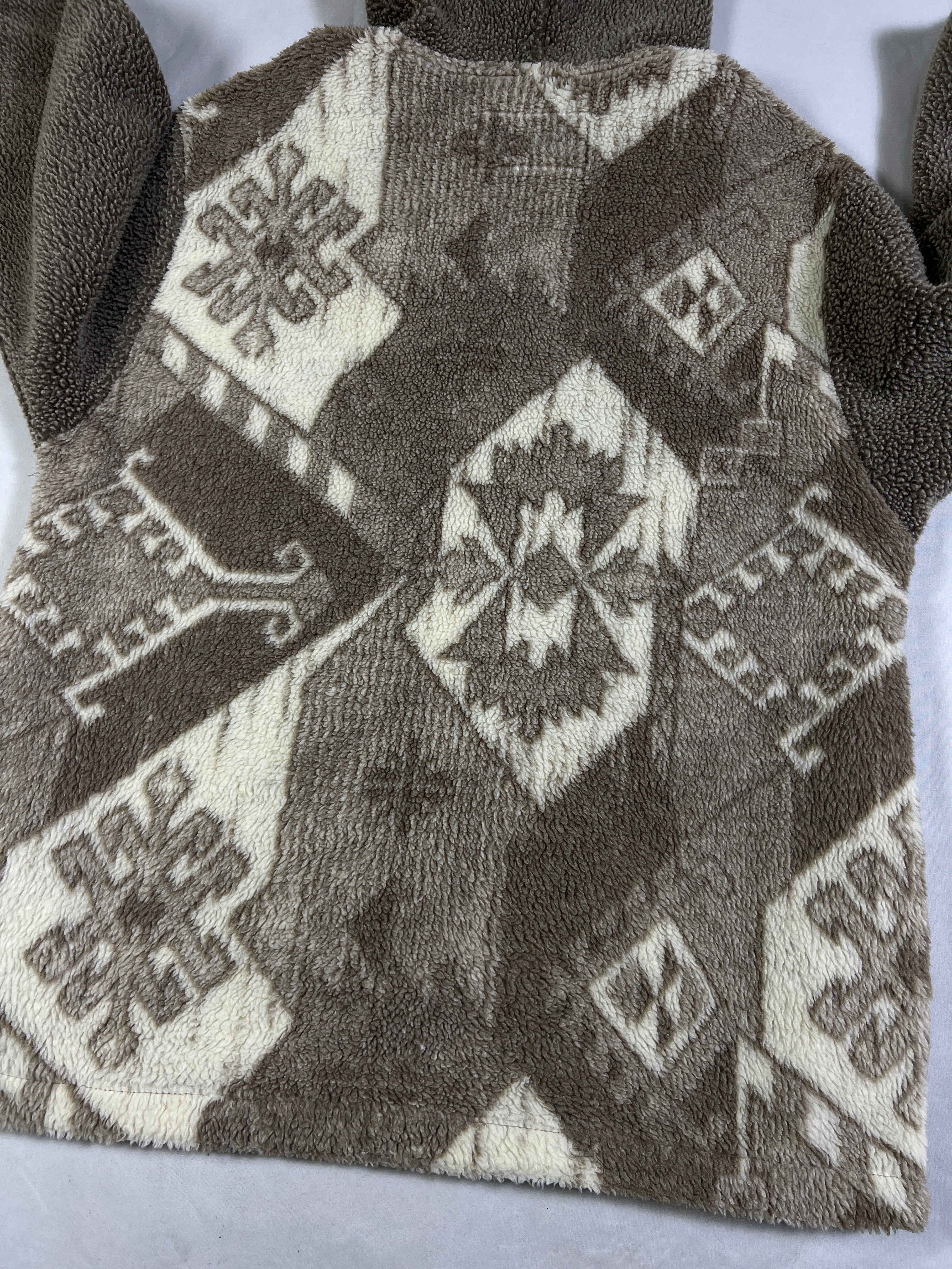 East West Aztec Fleeced Full Zip Jacket